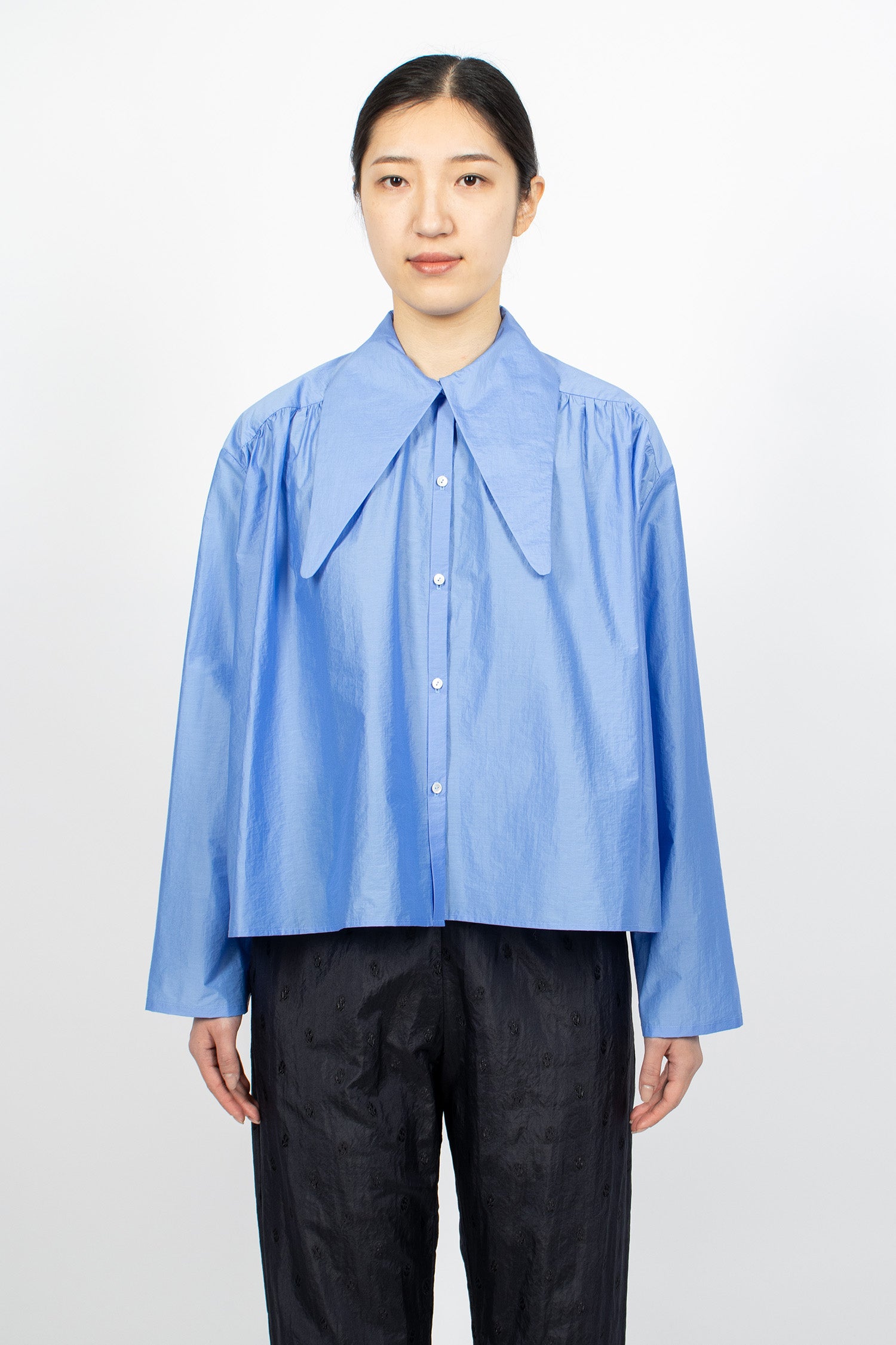 Flo Collar Shirt Blue