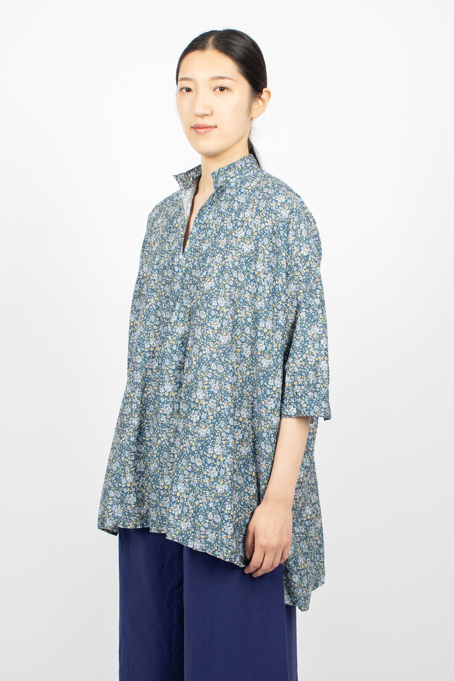 Kora Shirt Liberty Blue Flower 1