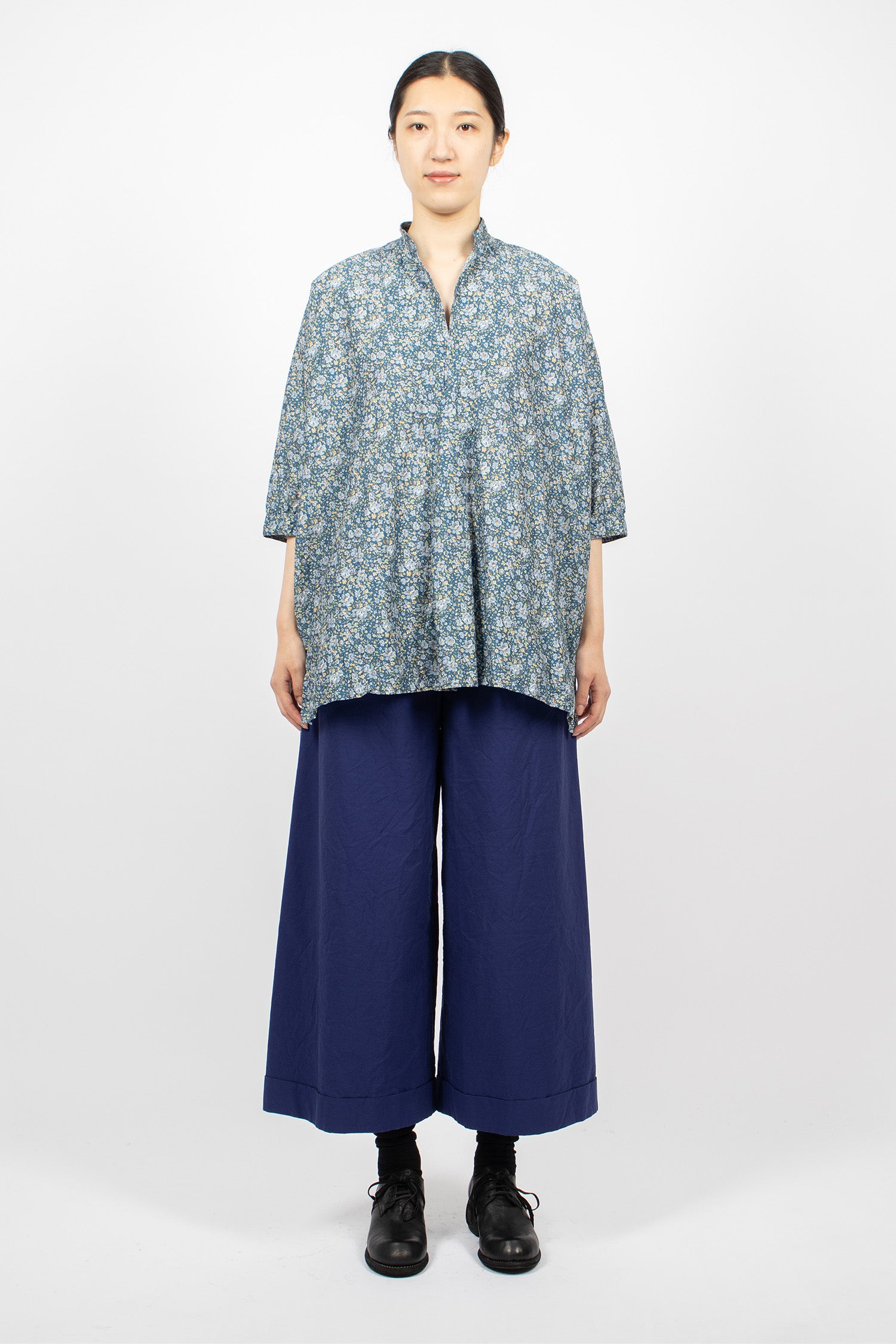 Kora Shirt Liberty Blue Flower 1