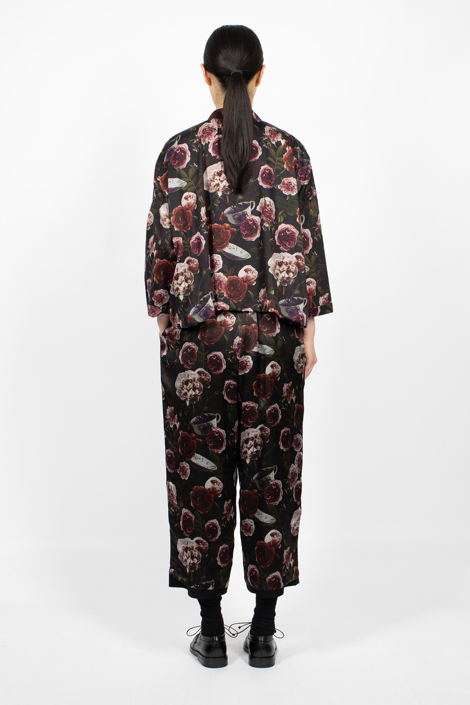 Pierre Reversible Pants Roses/Black