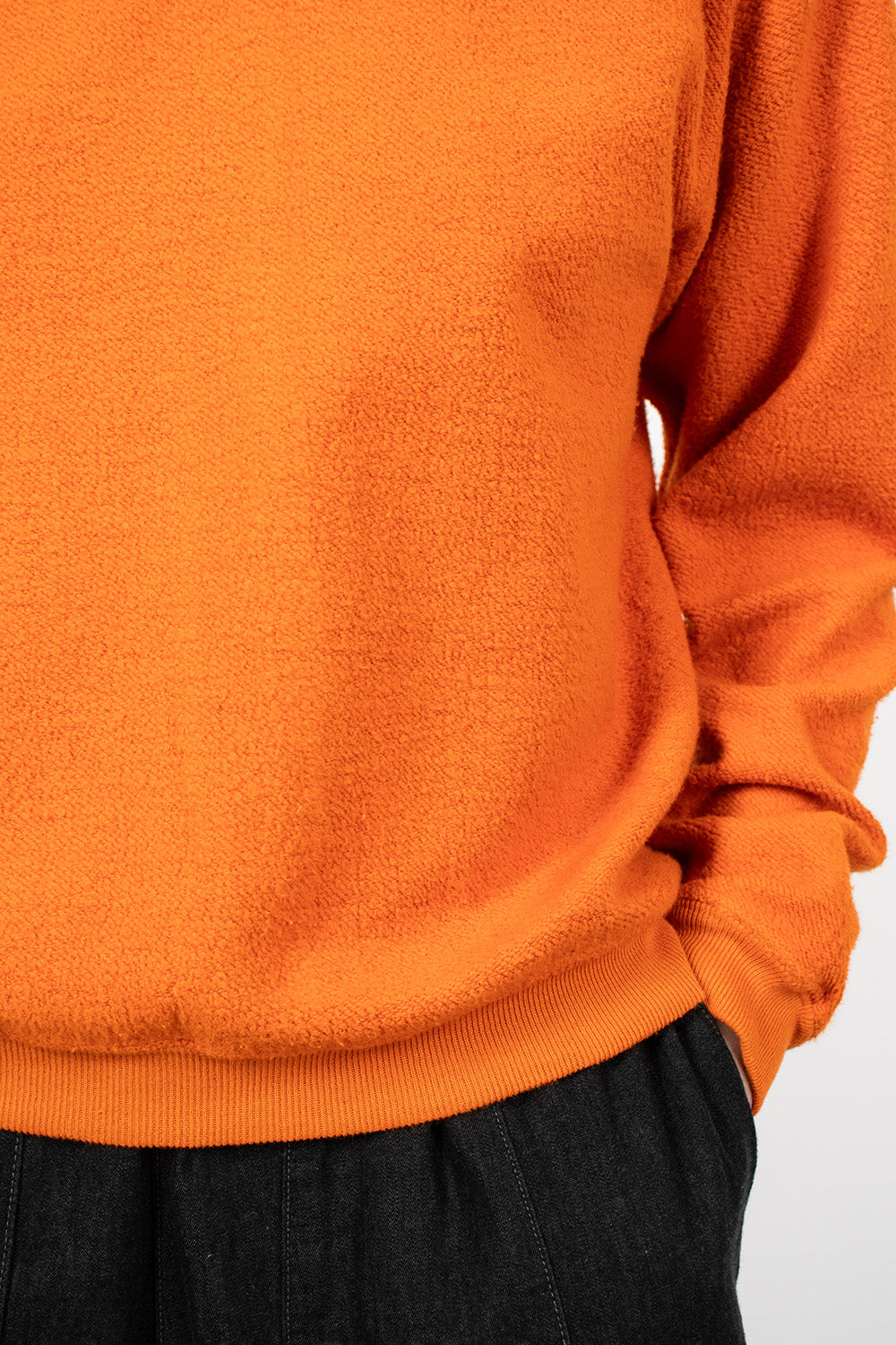 Hina Crew Neck Sweatshirt Gold Flame