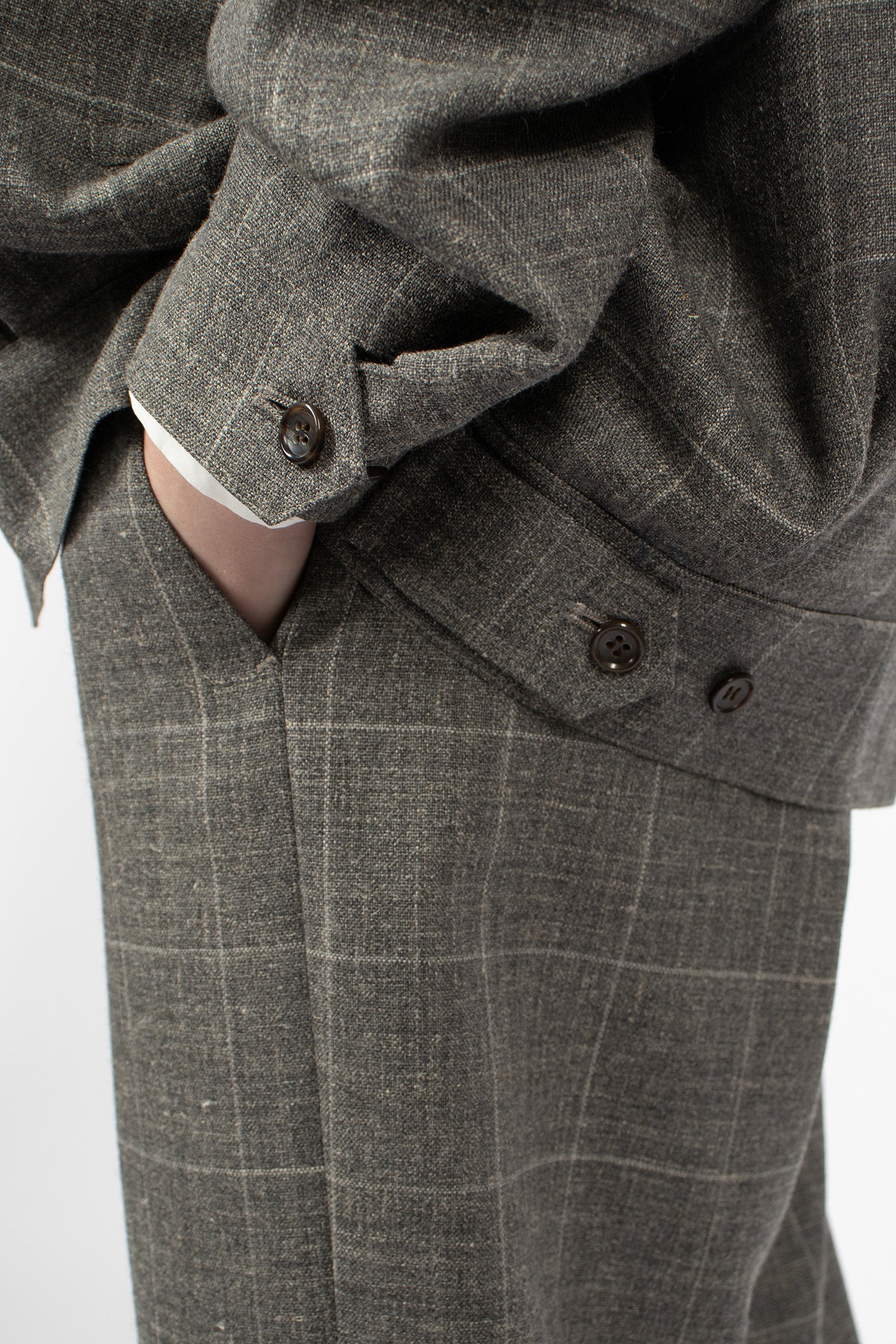 Oversized Harrington Jacket Grey