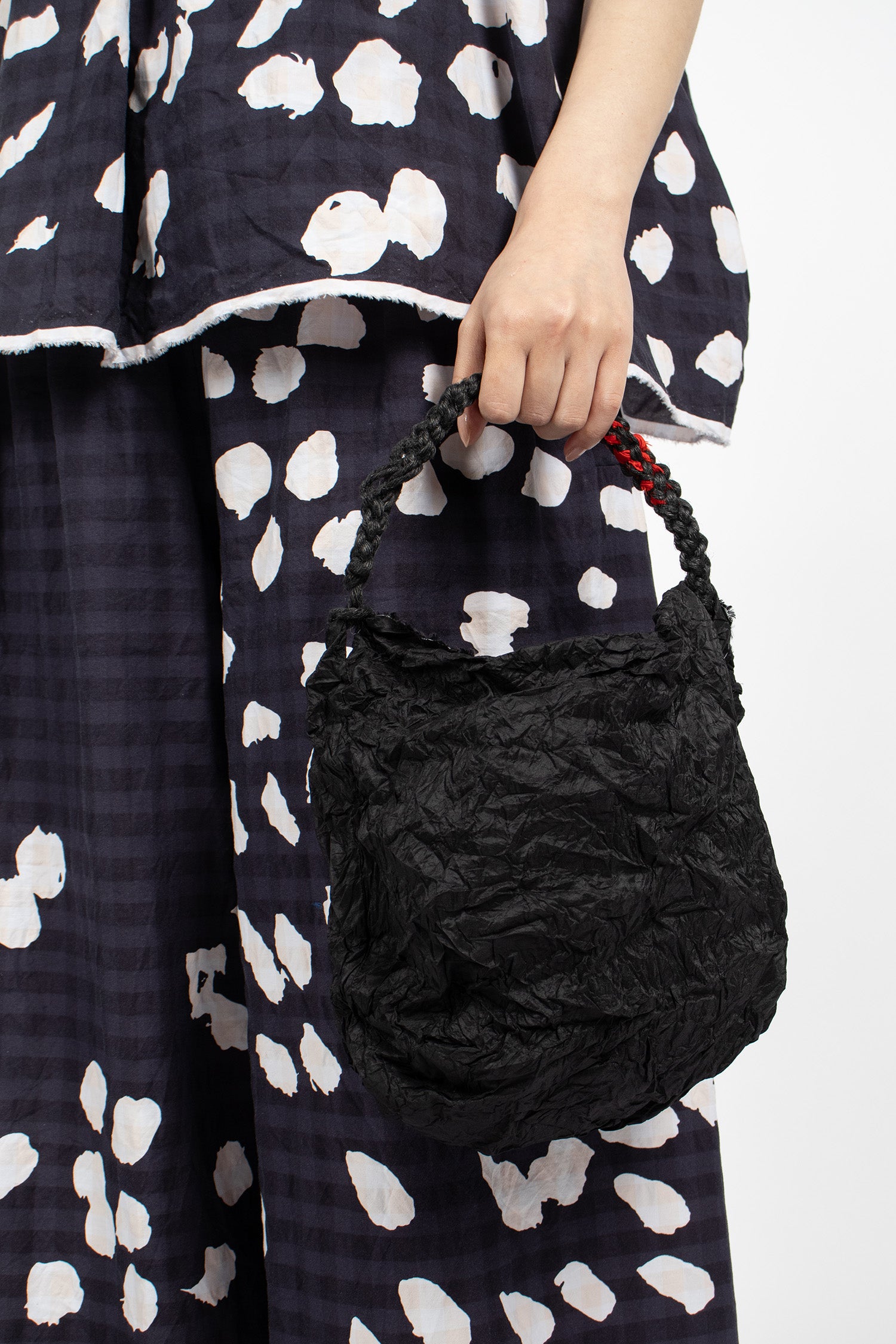 Washed Silk Hat Black