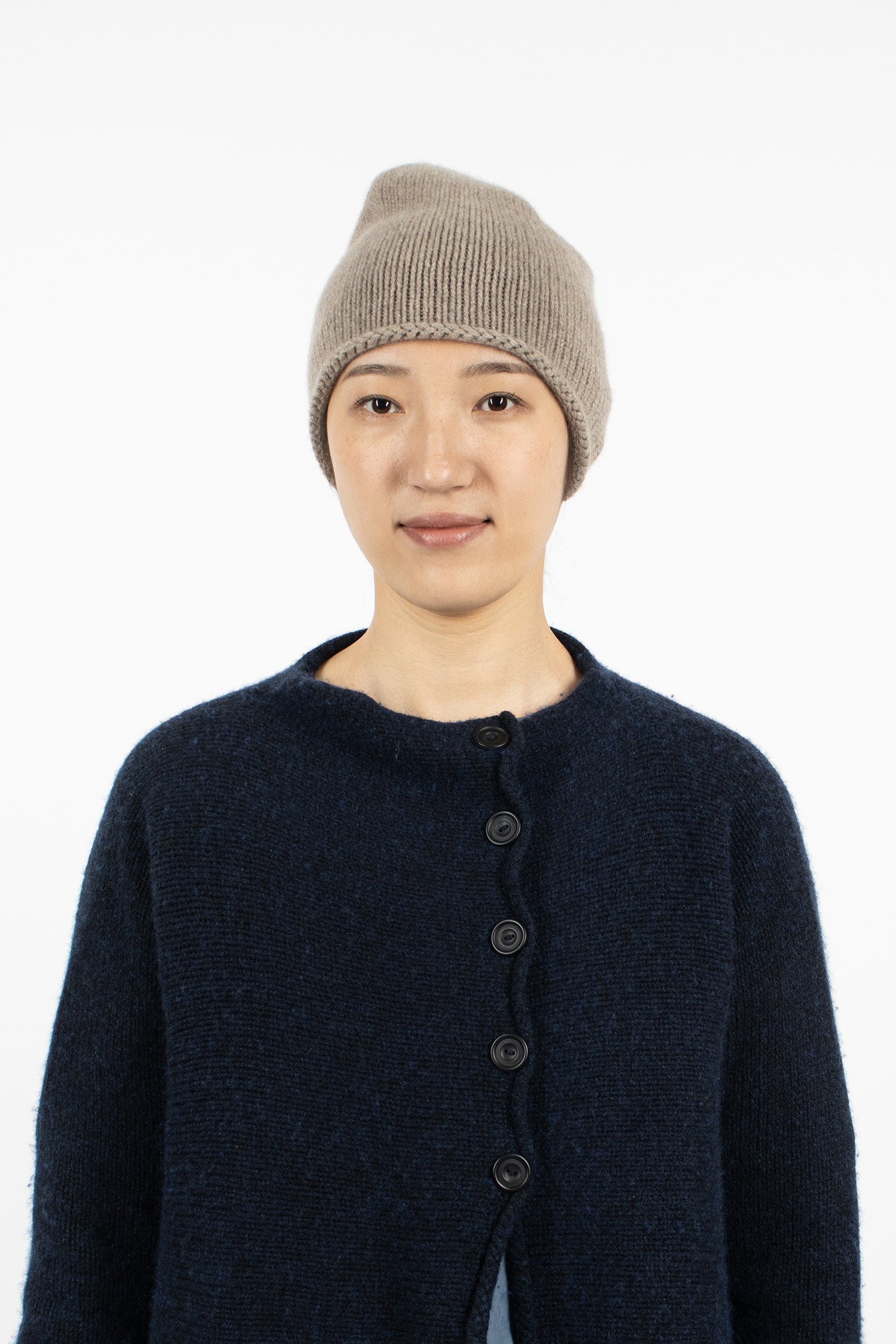 No.3 Cashmere Hat Pebble