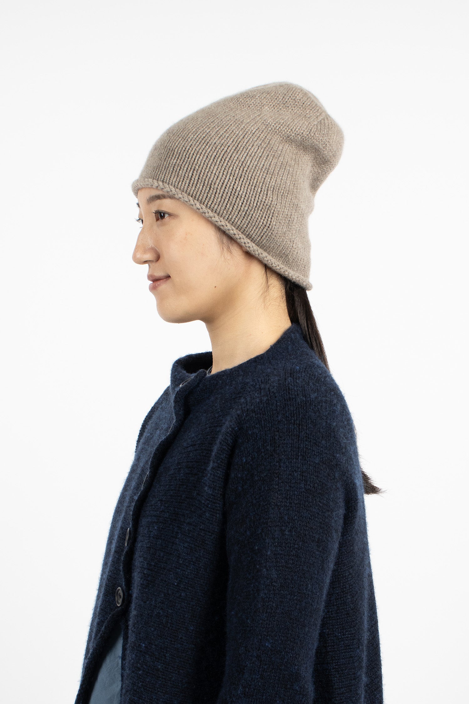 No.3 Cashmere Hat Pebble