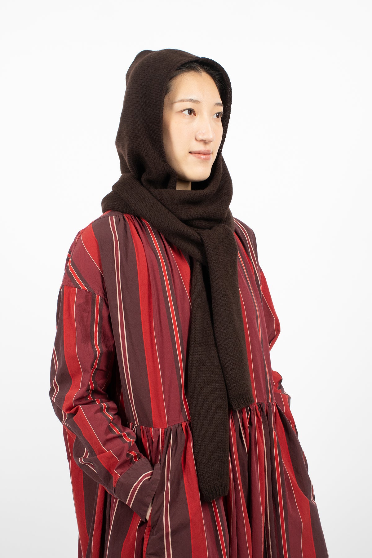 Hooded Scarf Ebony