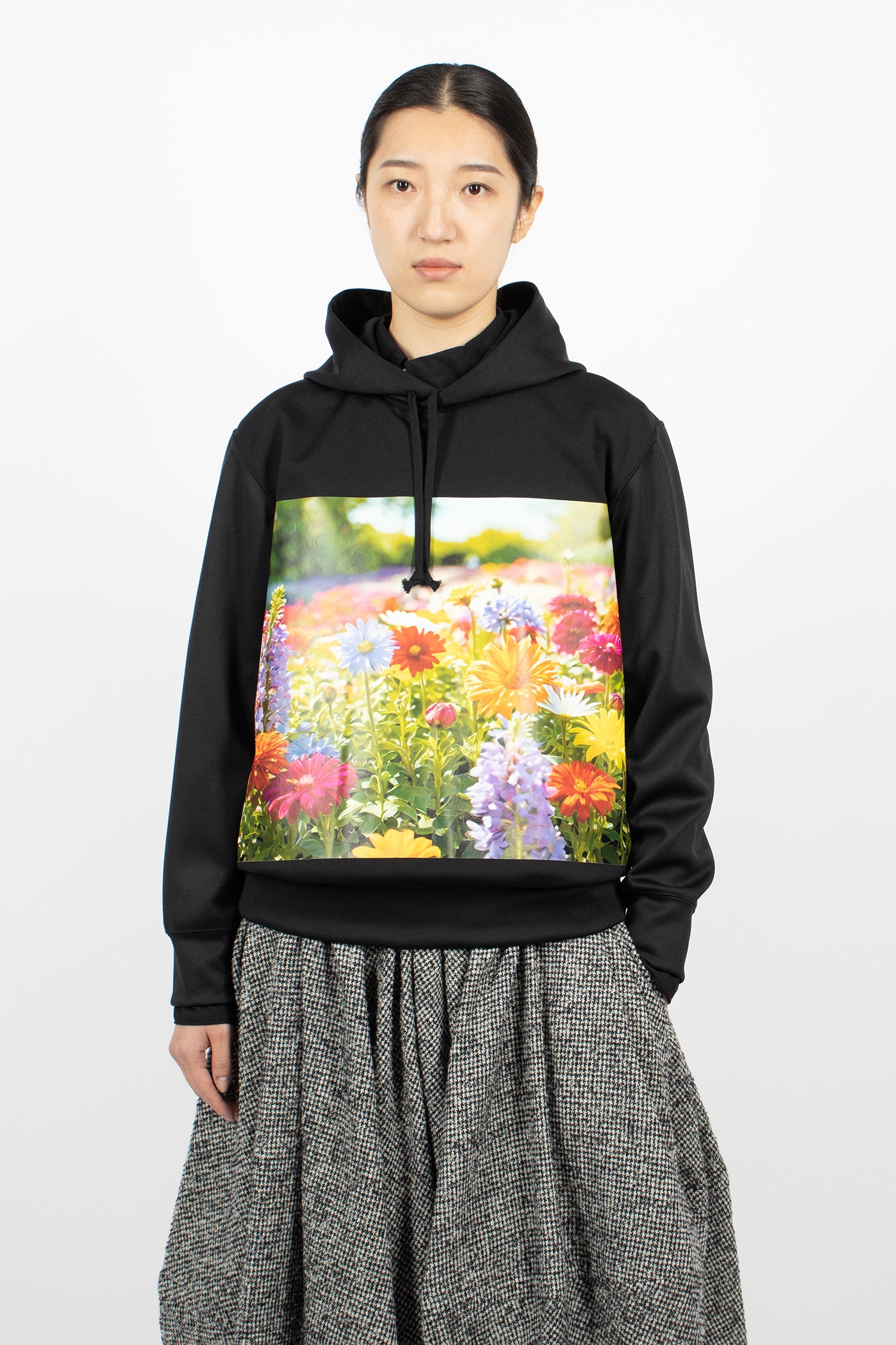 Twill Hoodie Black/B Pattern