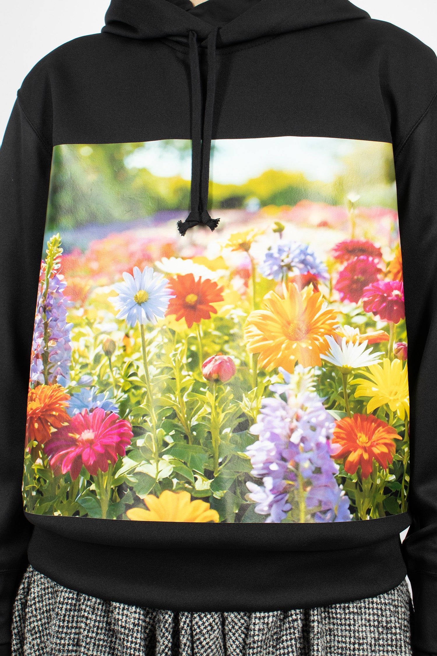 Twill Hoodie Black/B Pattern