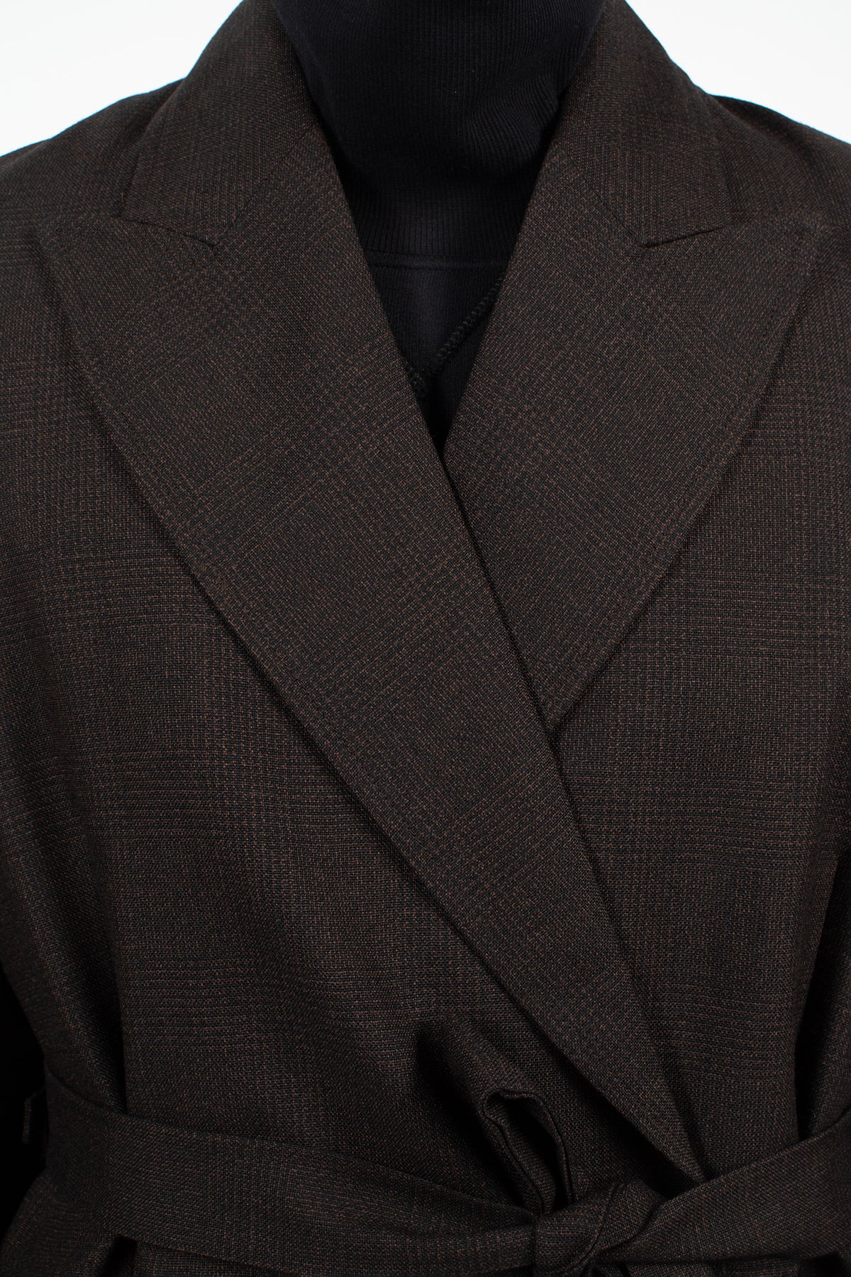 Tailored Robe Blazer Ebony
