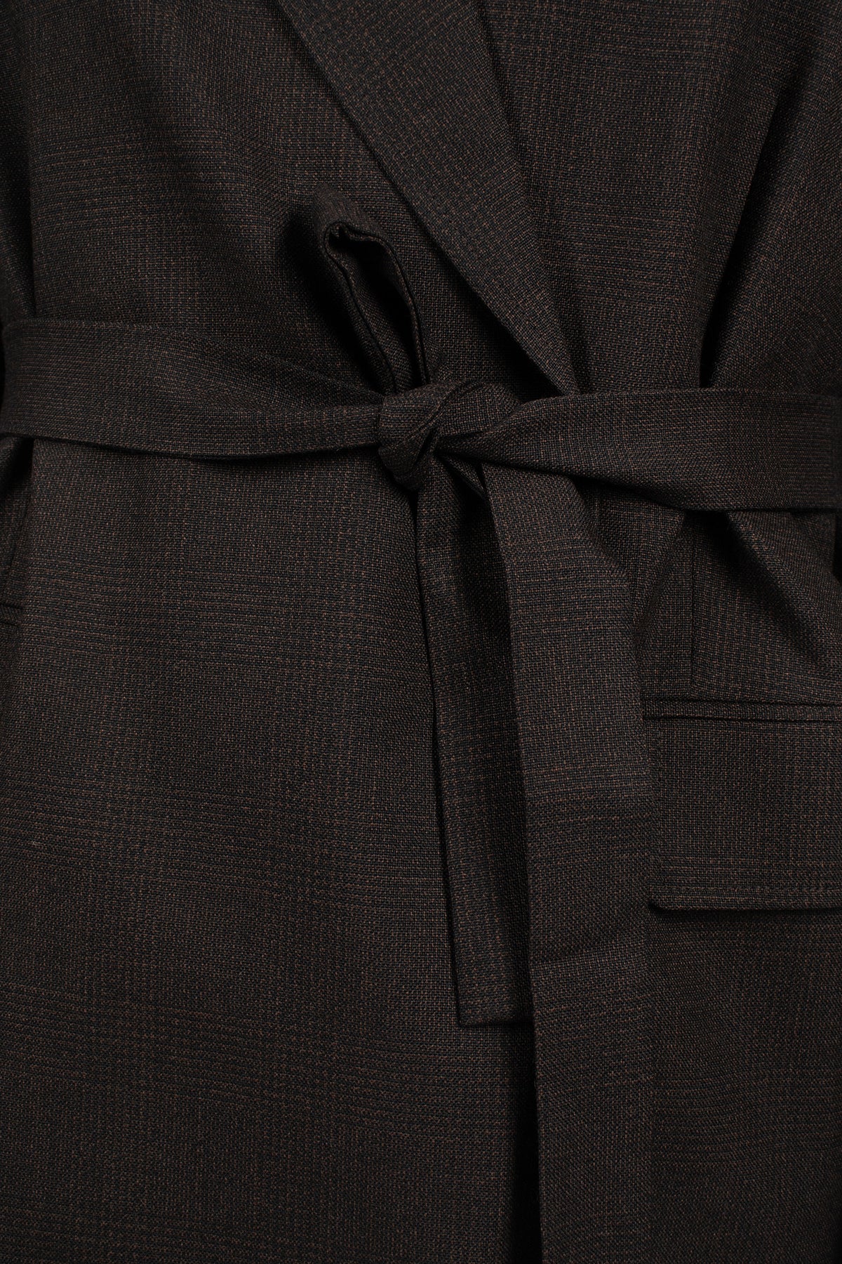 Tailored Robe Blazer Ebony