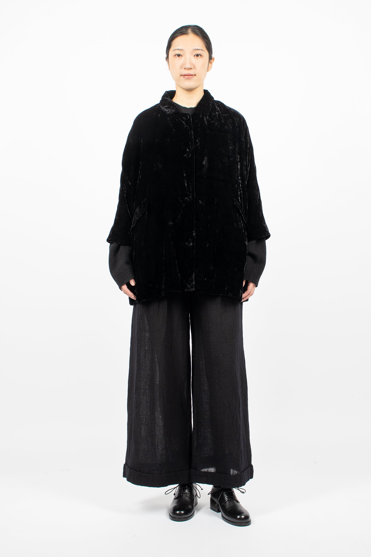 Loose Coat Onyx Velvet