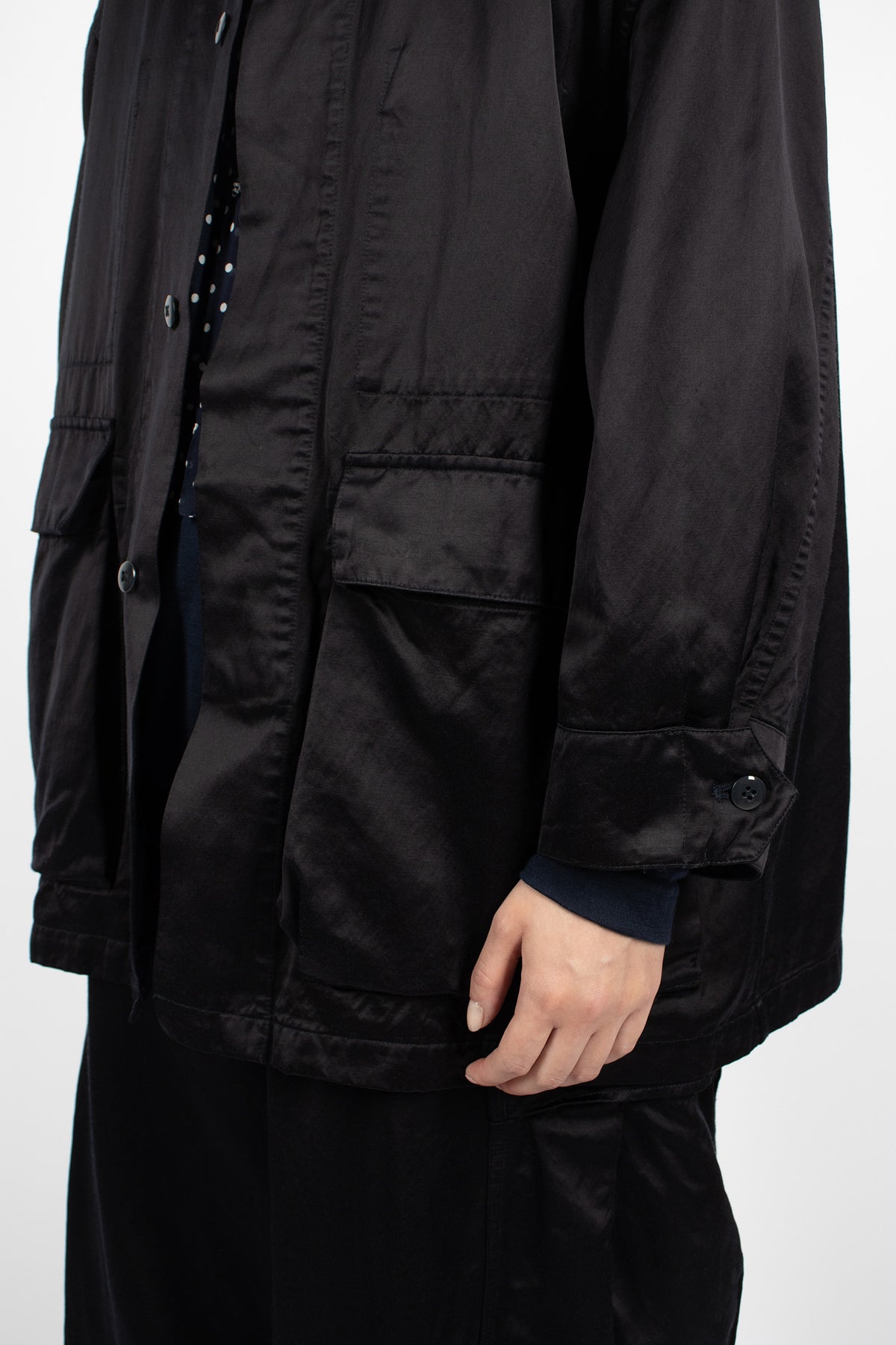 Coverall Jacket Greyish Navy