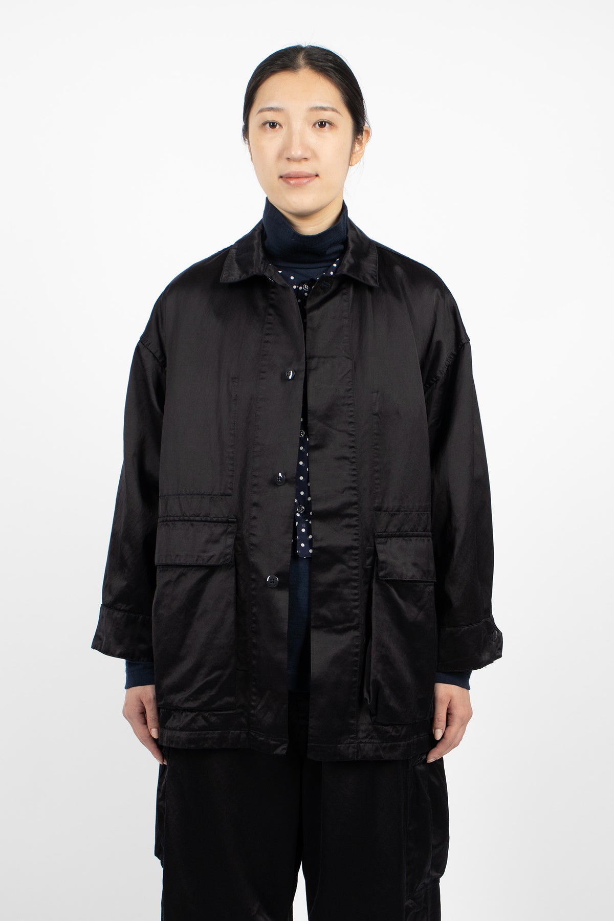 Coverall Jacket Greyish Navy