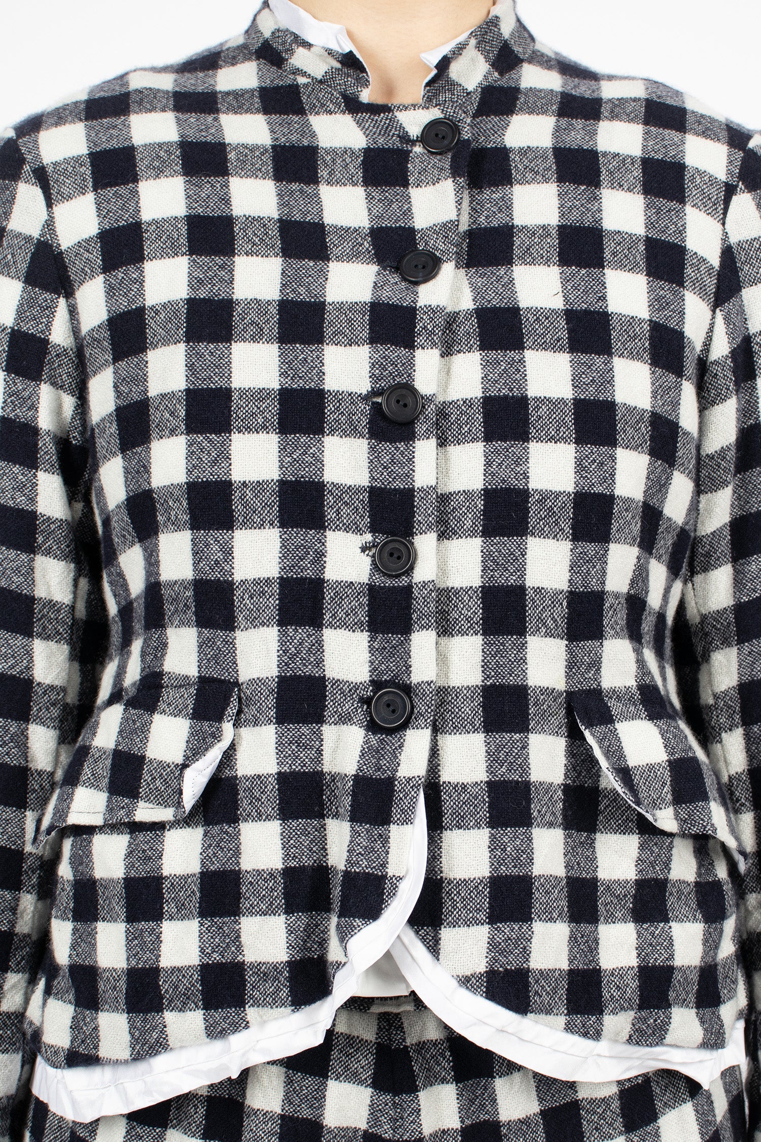 Rory Cashmere Jacket Check
