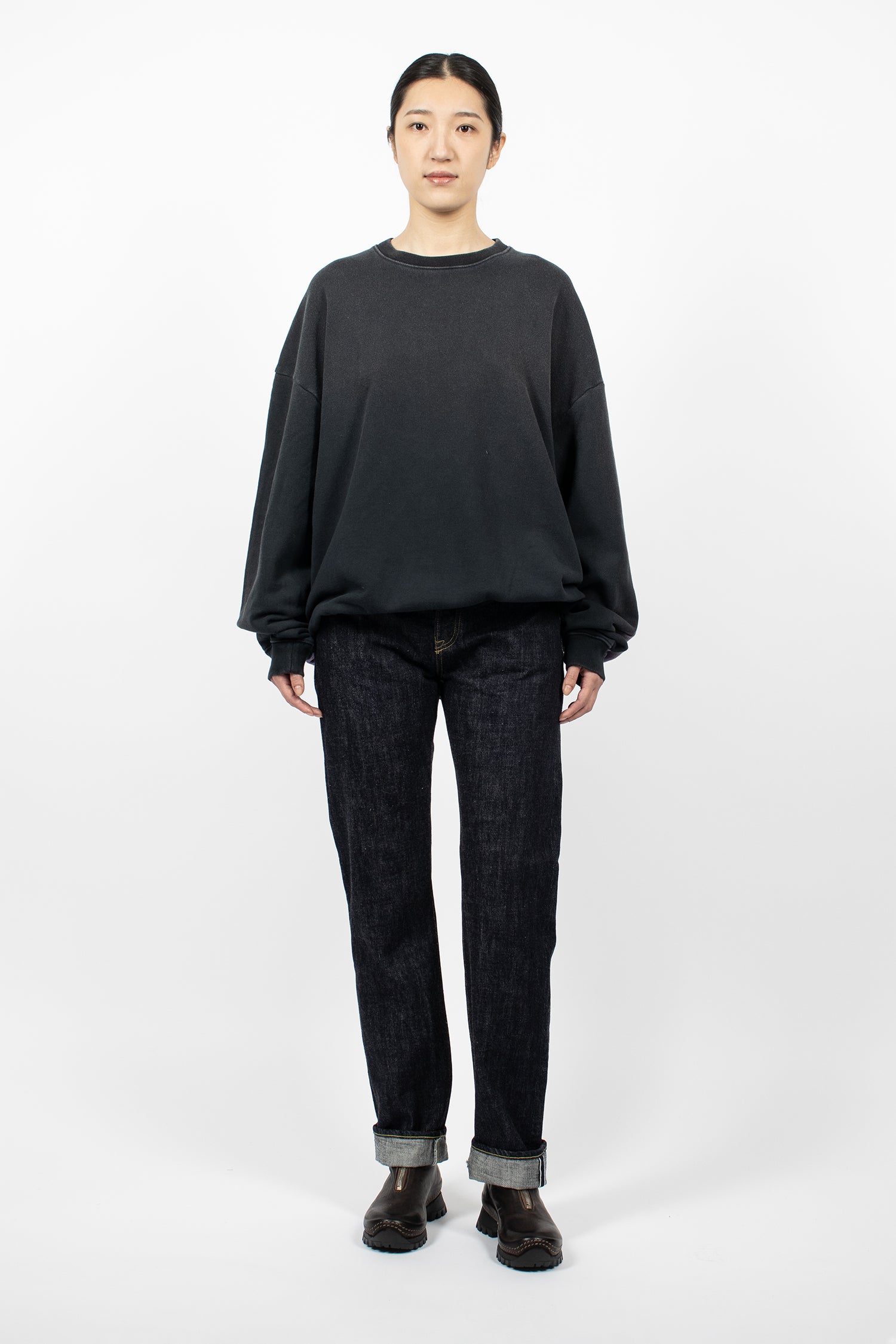 2 Tones Remake Big Sweatshirt Black/Purple