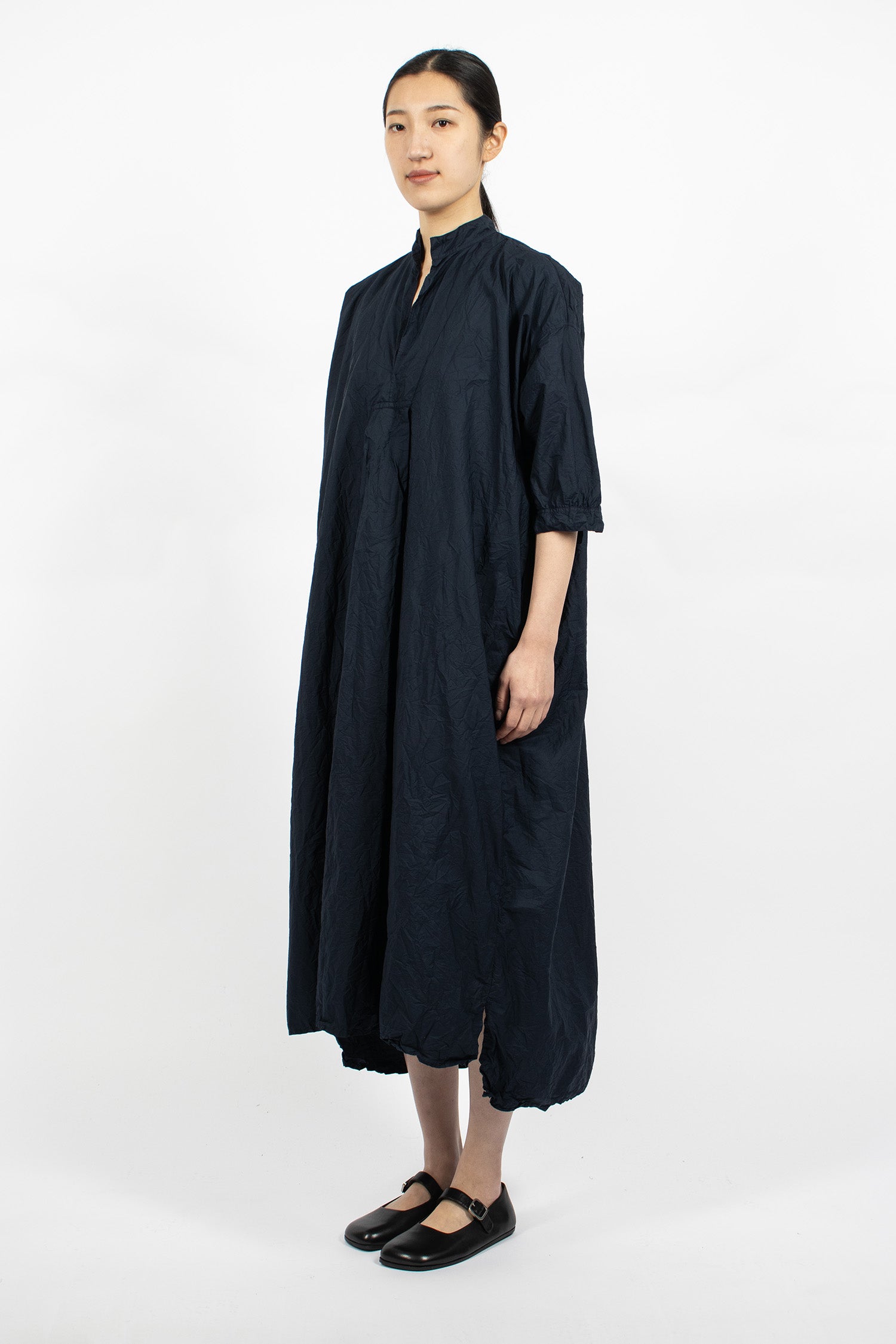 Kora Long Shirt Navy Blue