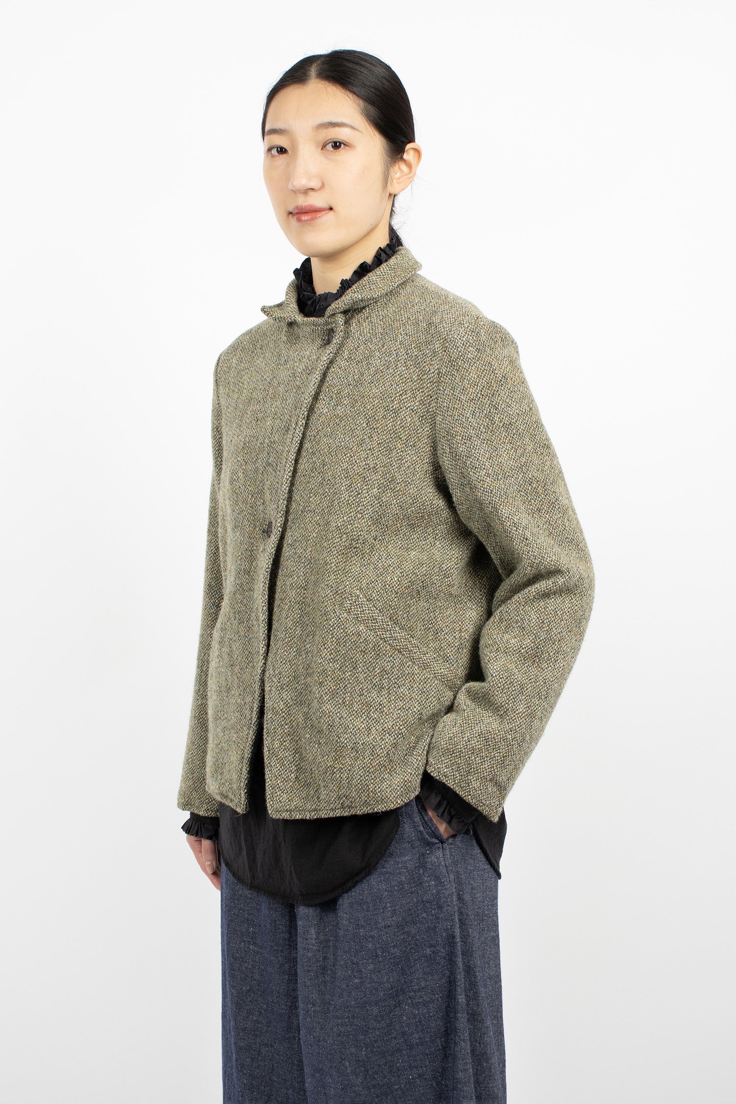 Lina SFL Jacket Tweed Light Khaki
