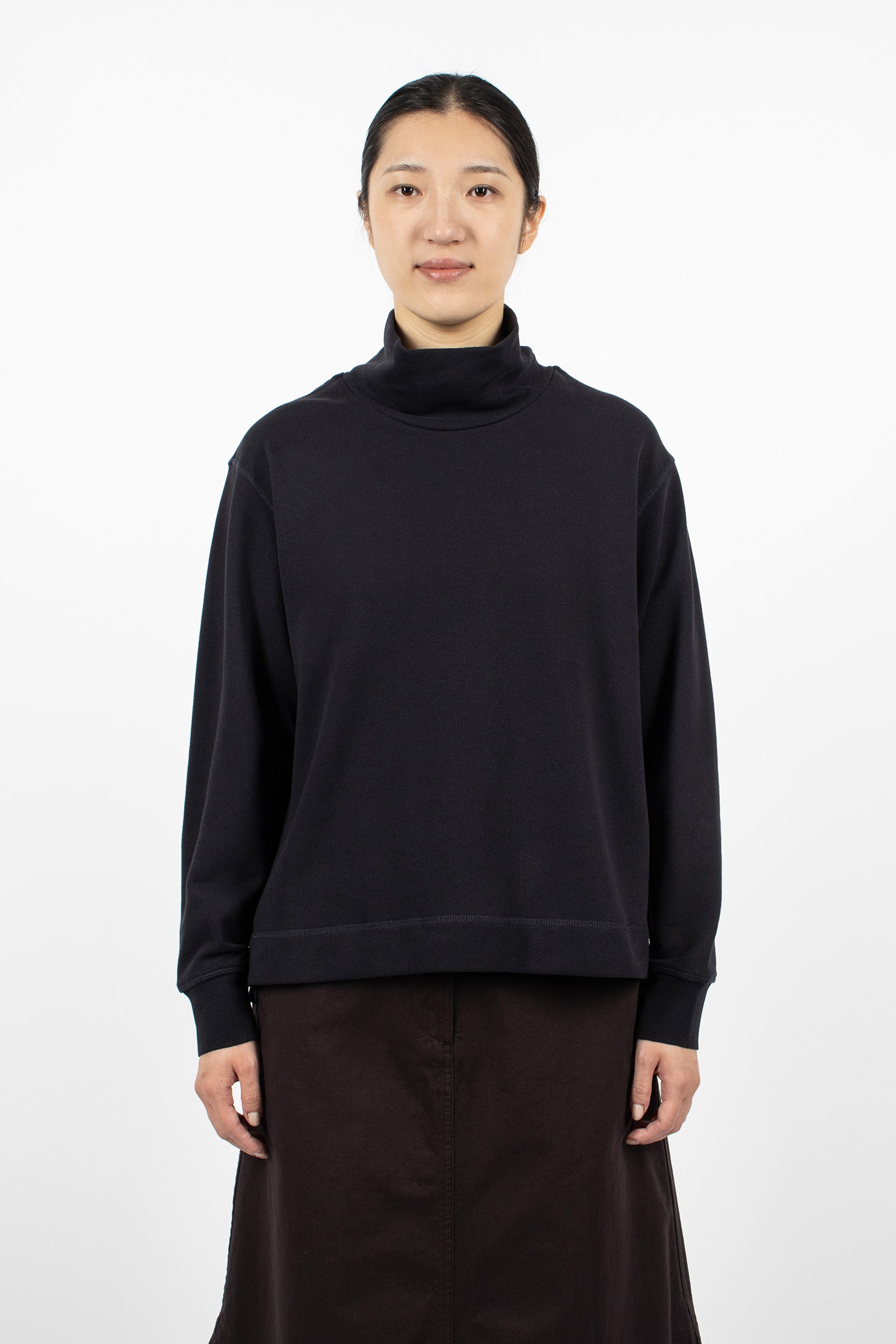 High Neck Sweatshirt Midnight