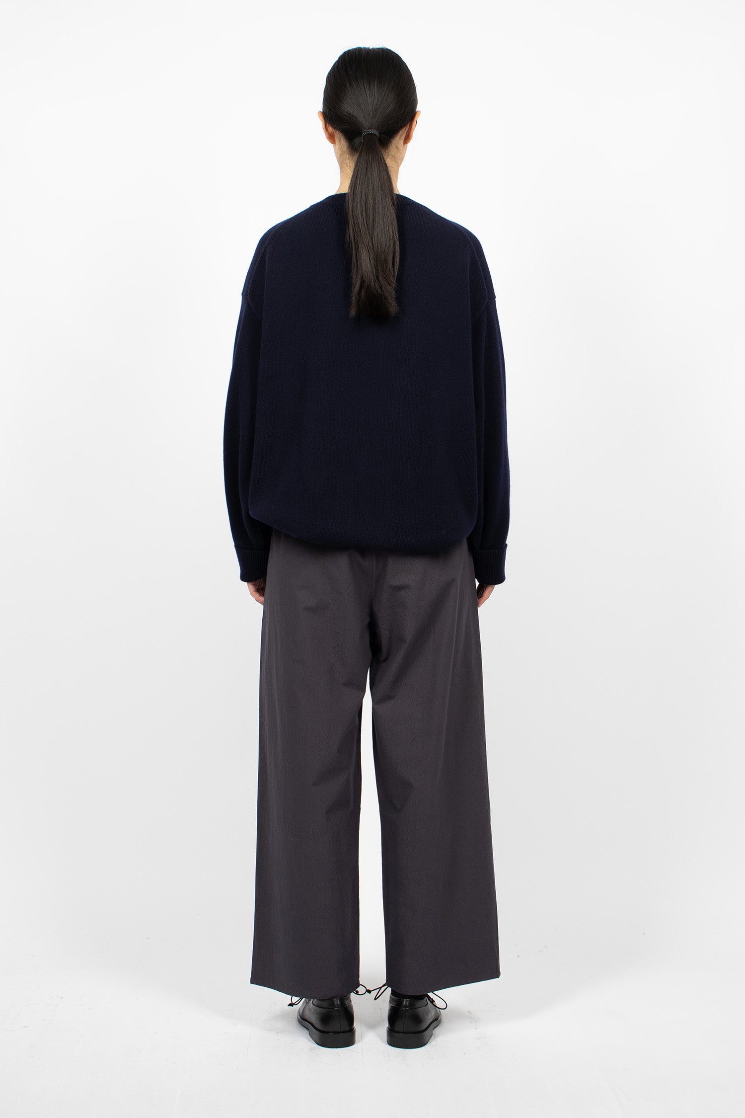 Luce Pintuck Trouser Navy