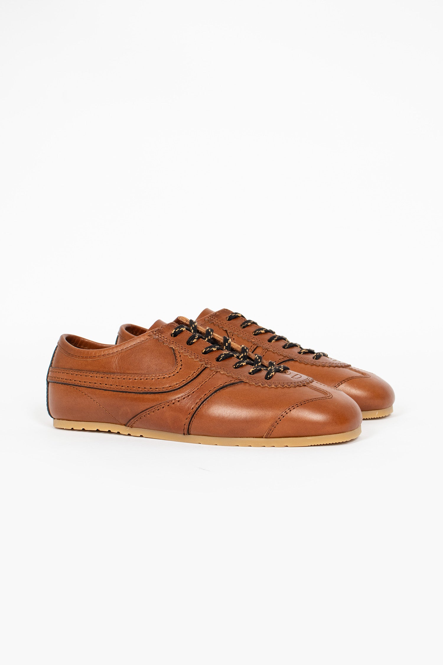 Marathon Leather Sneaker Tan
