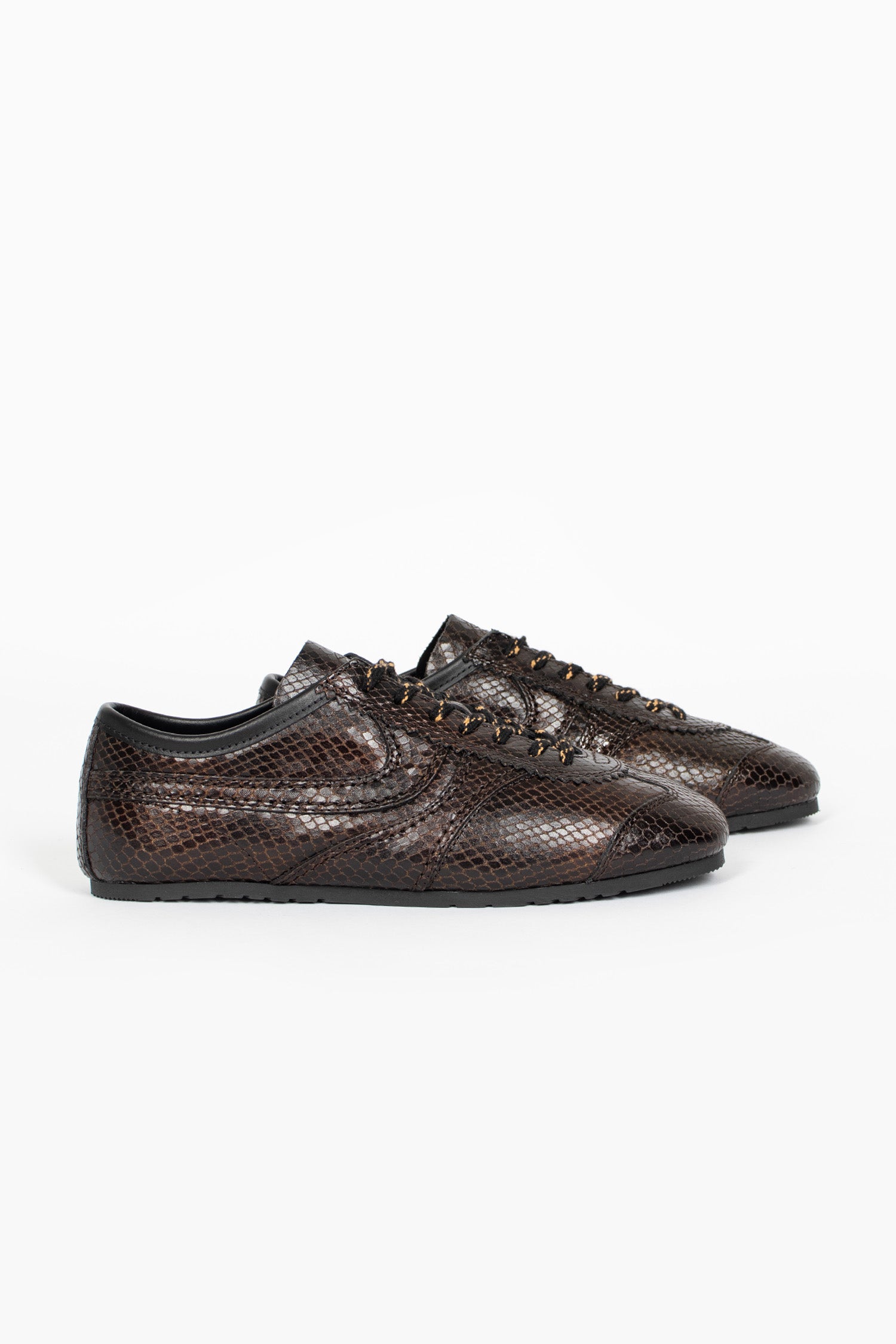 Marathon Leather Sneaker Dark Brown