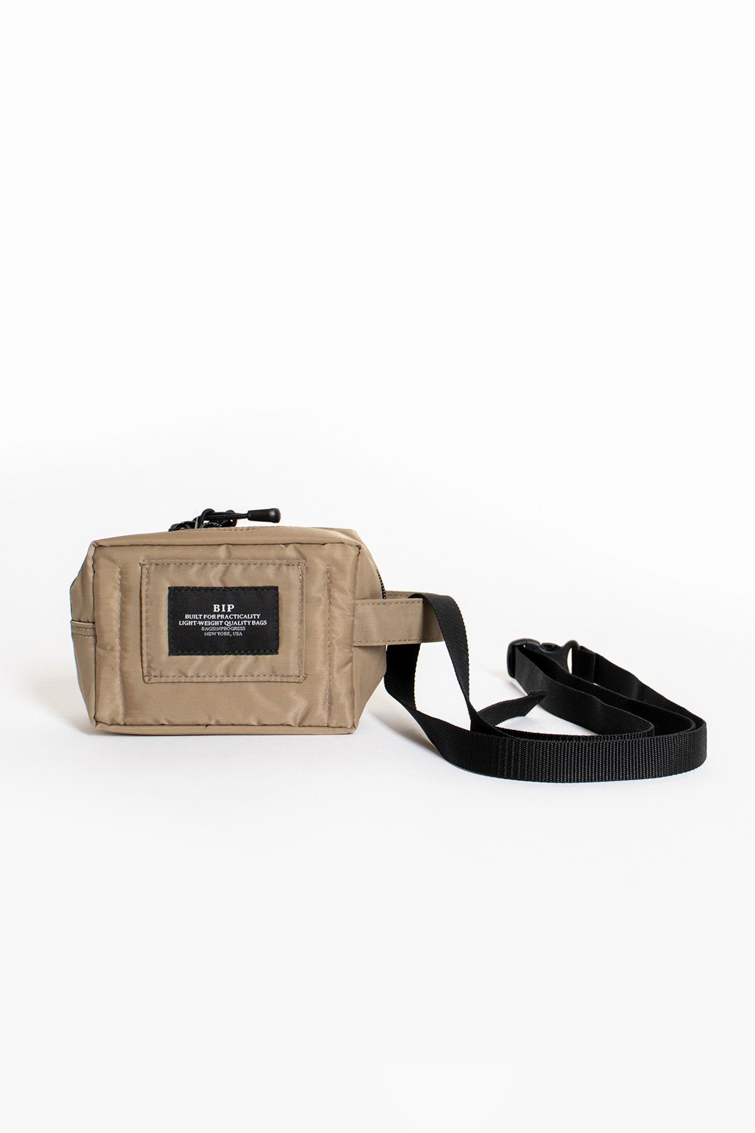 Mini Belt Pouch Dark Beige Puffer