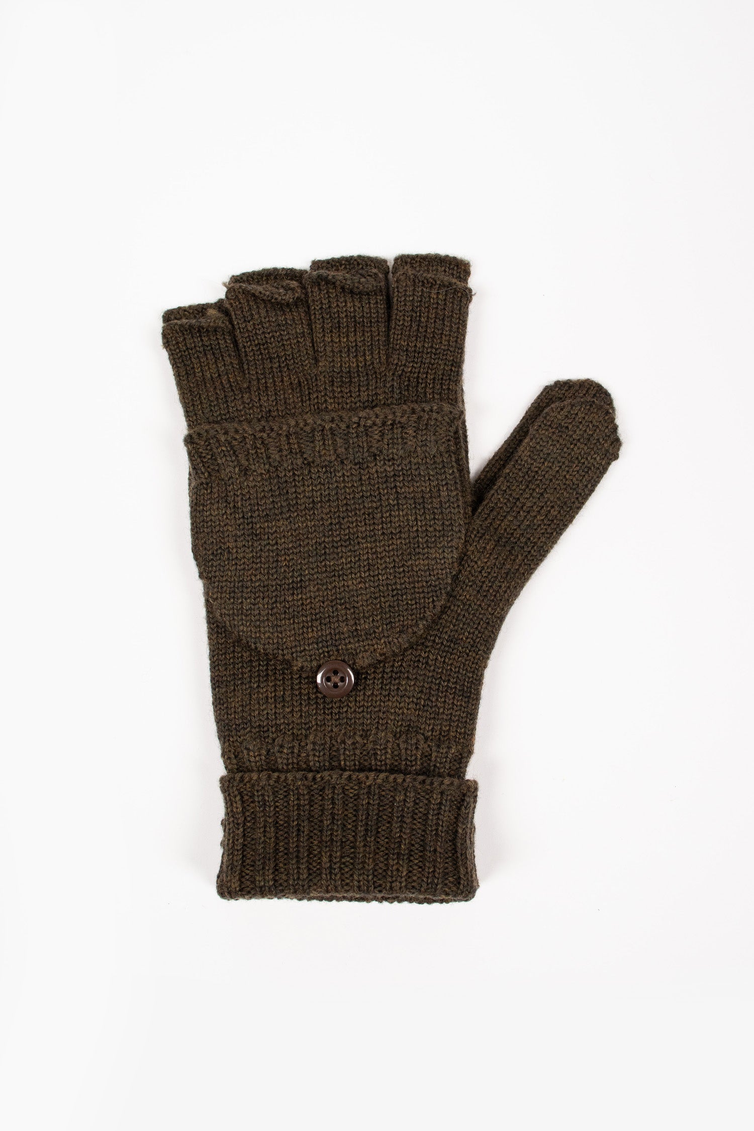 Merino Wool Mitten Olive