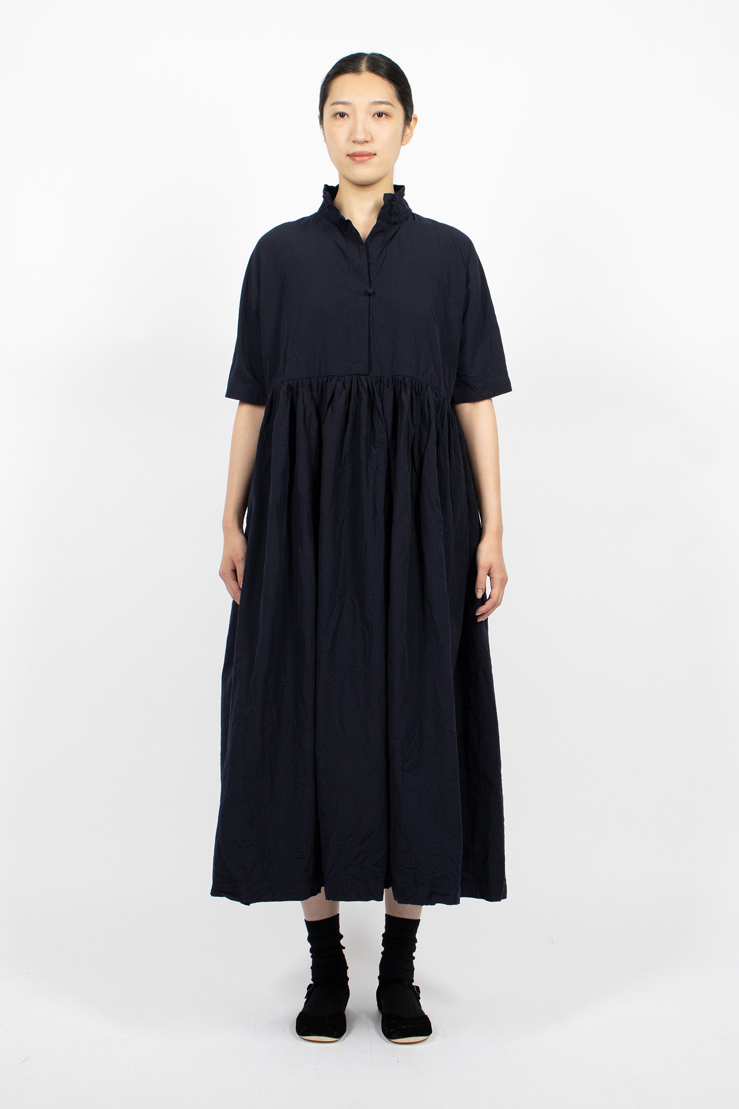 Aria Washed Dress Dark Blue