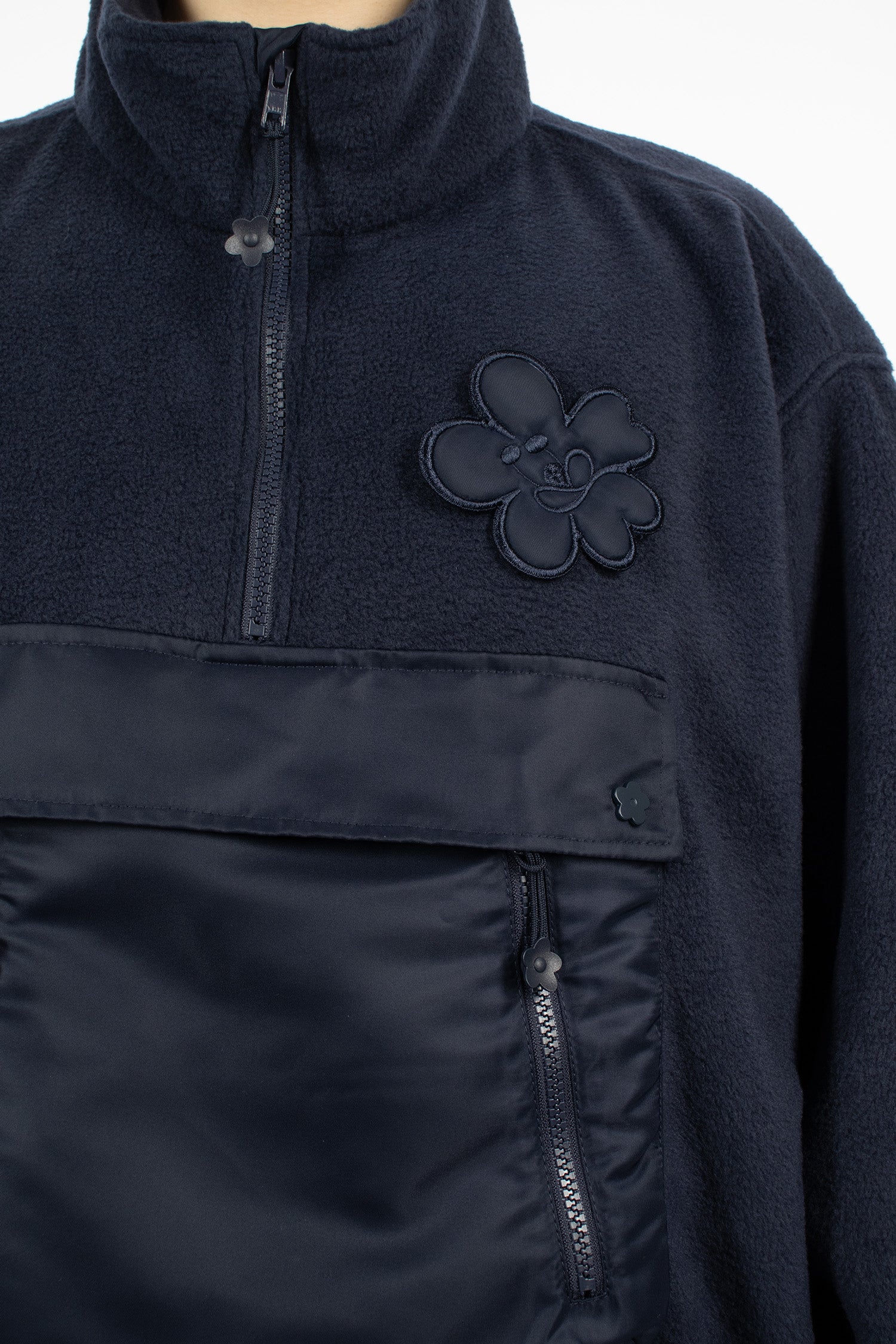 Bastian Fleece Top Navy