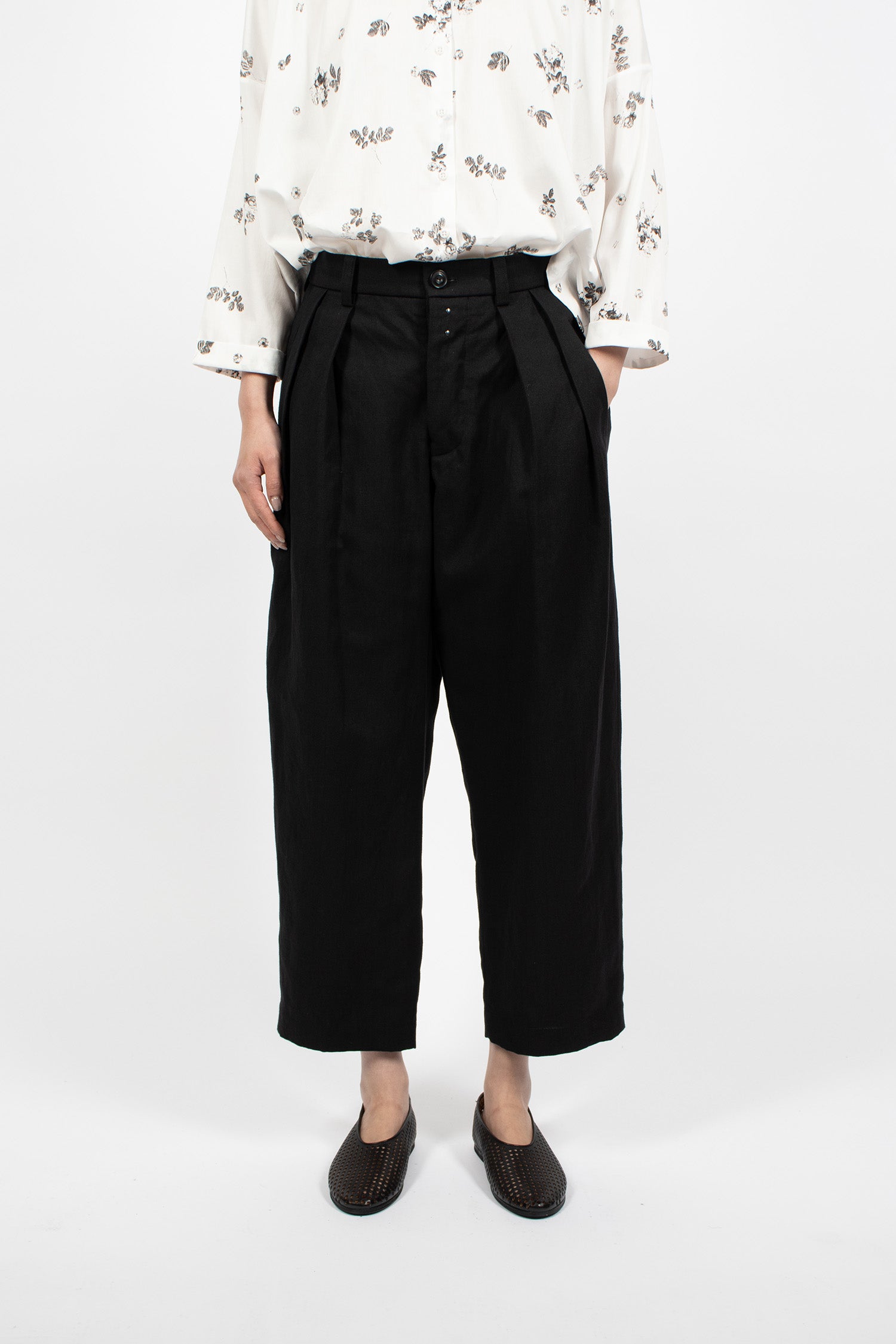 Pablo Canvas Pants Black