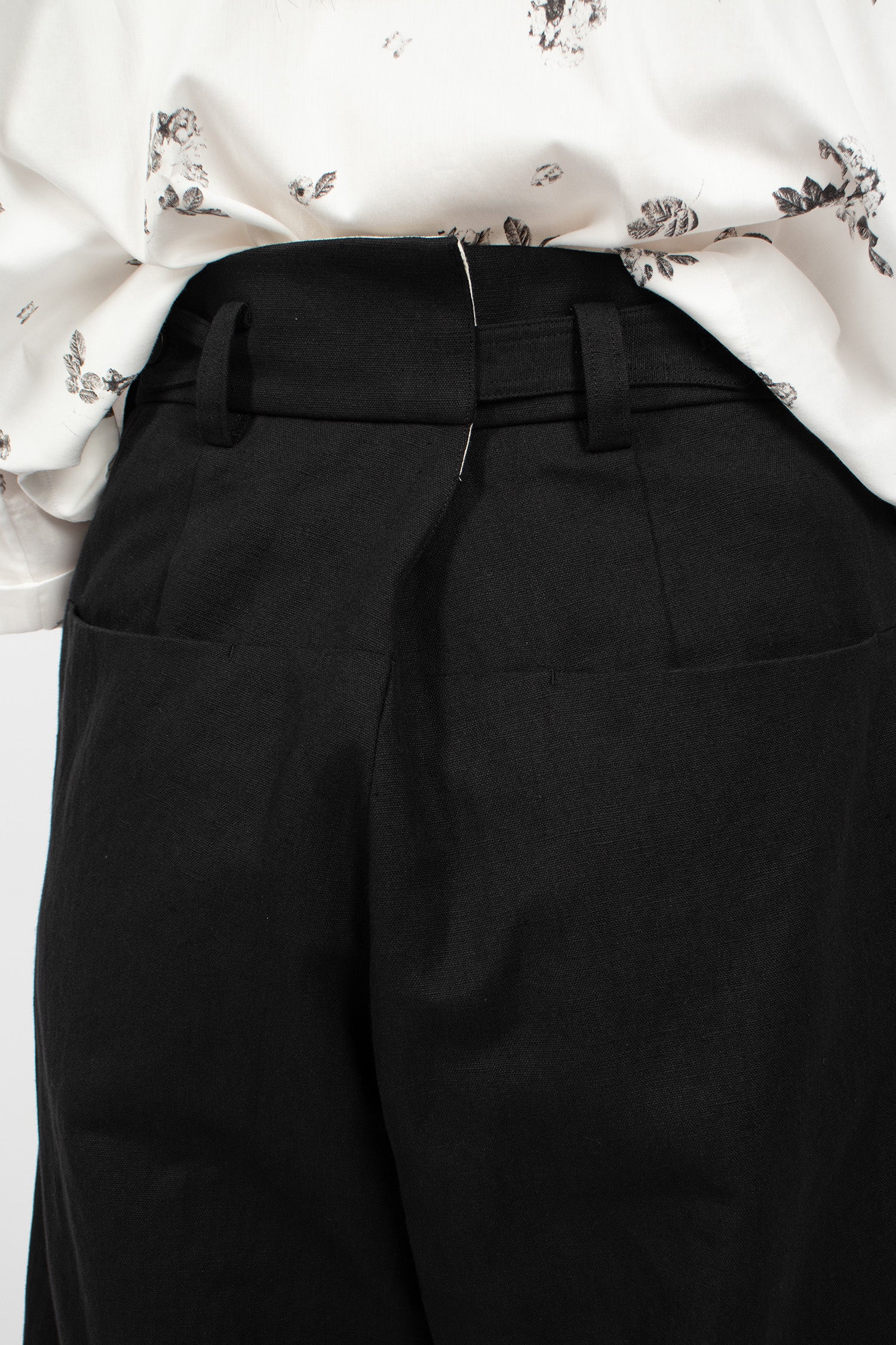 Pablo Canvas Pants Black