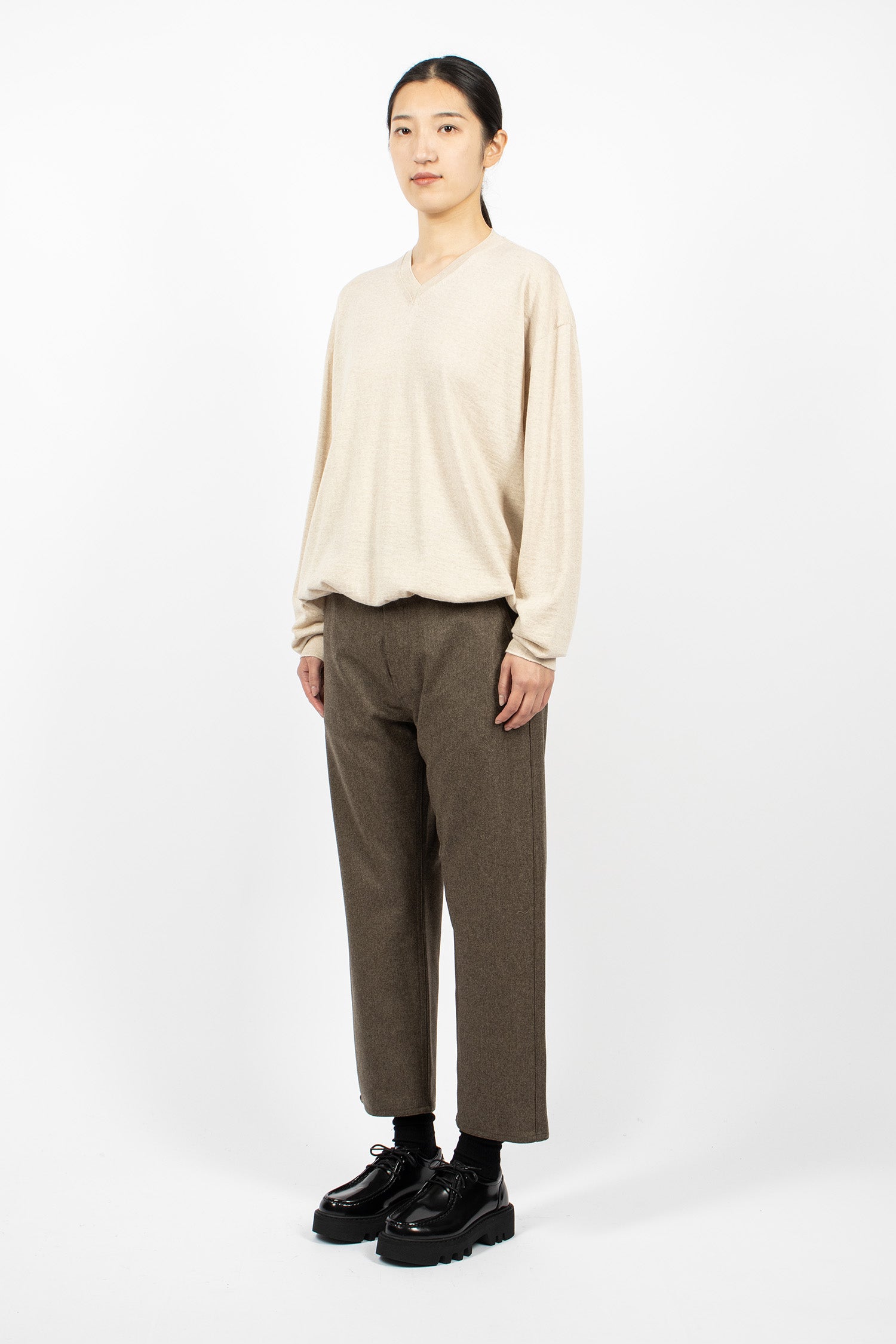 Pan Cropped Jeans Mink Melange