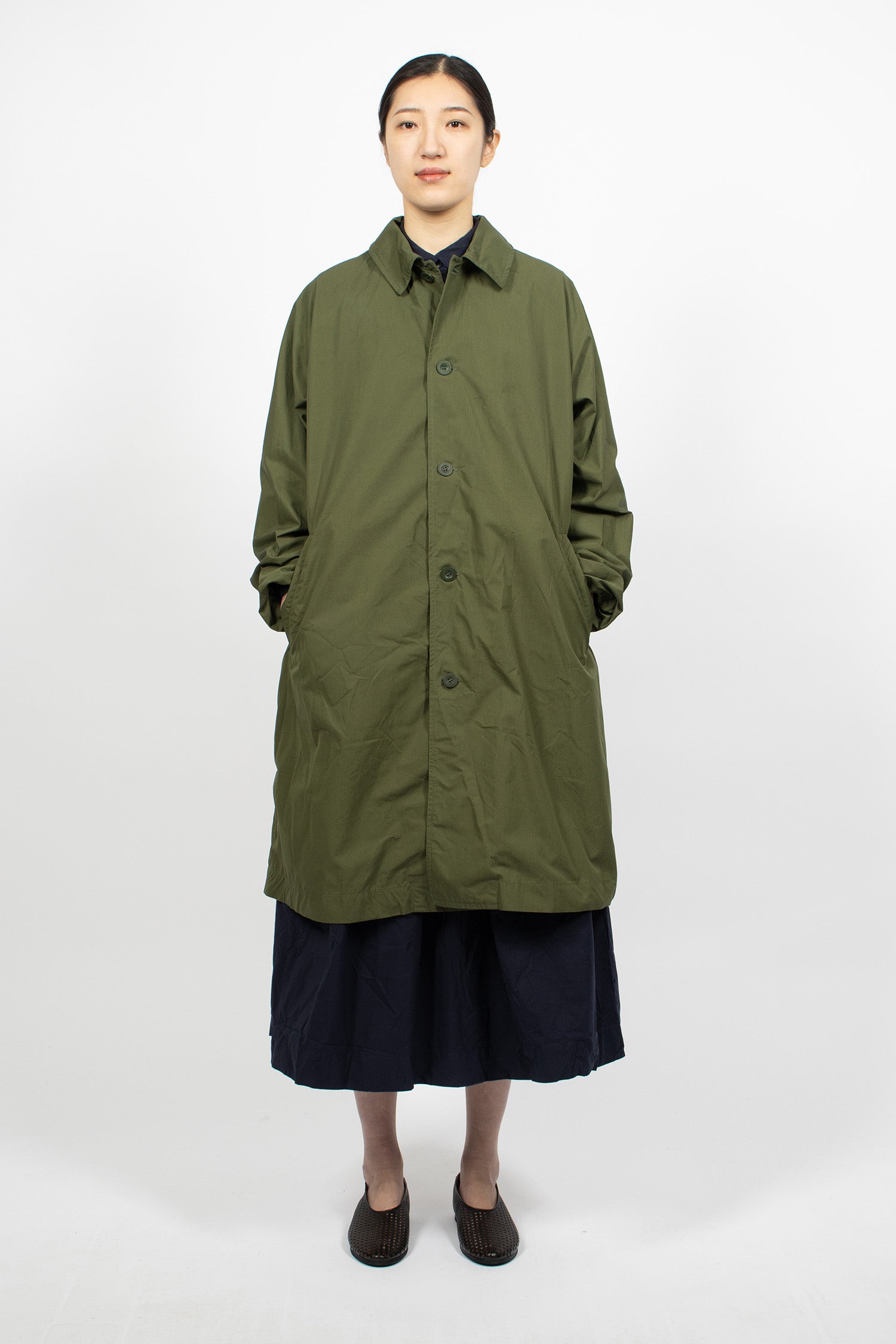 Peche Coat Olive