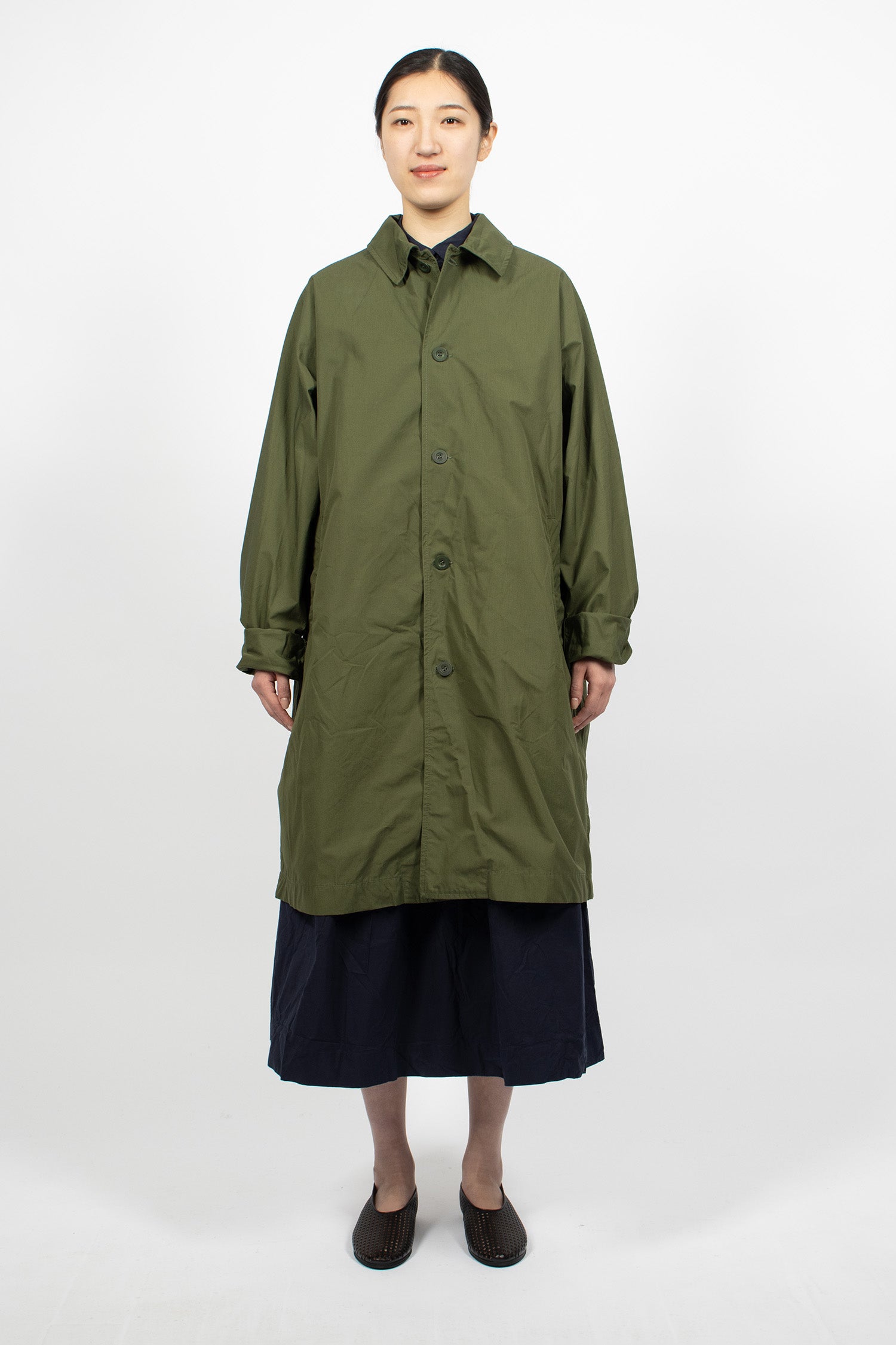 Peche Coat Olive