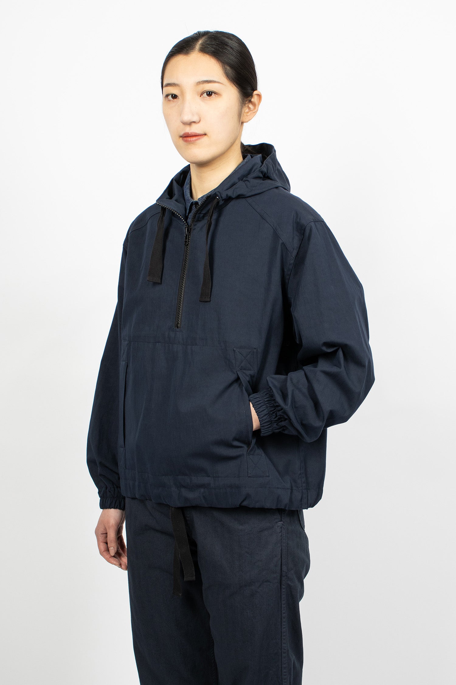 Hooded Windcheater Navy