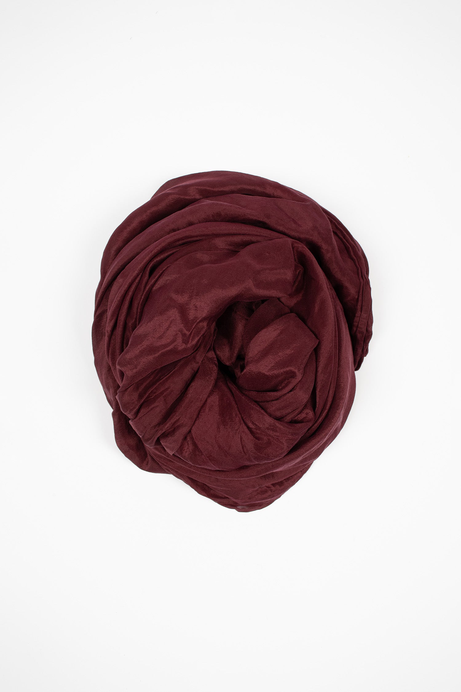 Silk Habotai Light Scarf Prune