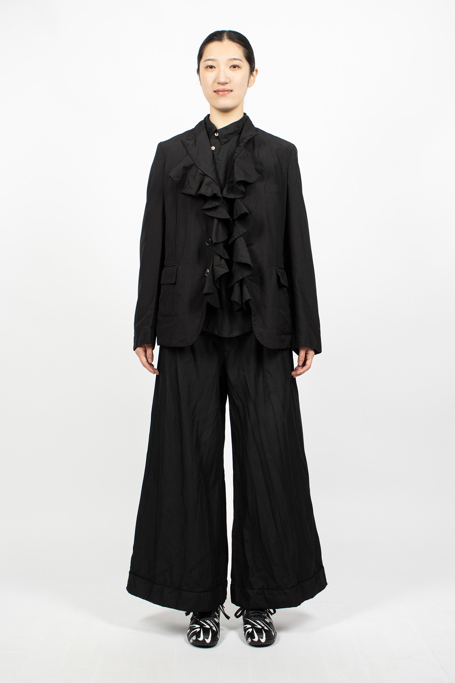 Frill Jacket Black