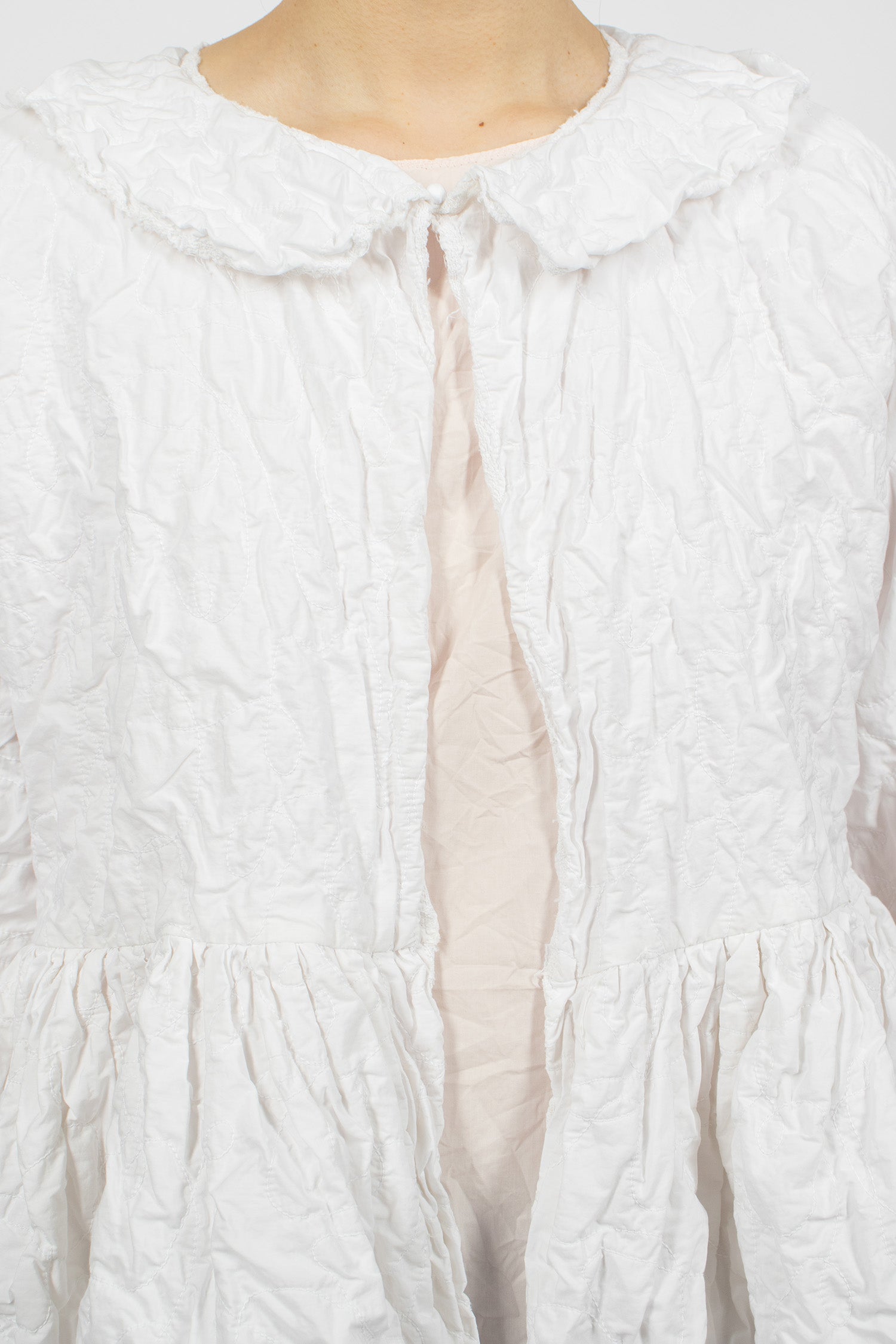 Torte Wave Stitched Jacket Cream/Natural