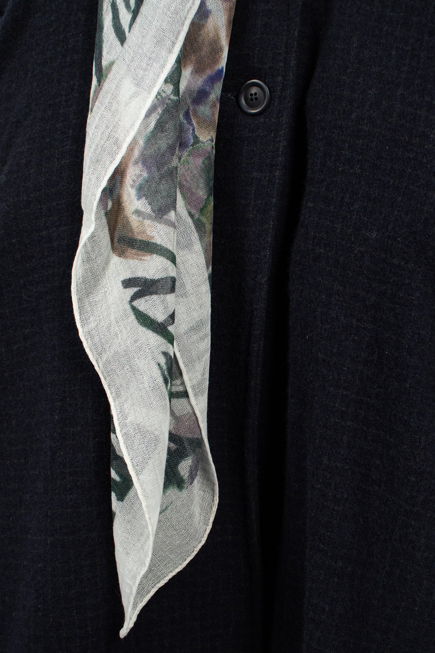 Floral Square Scarf Blues