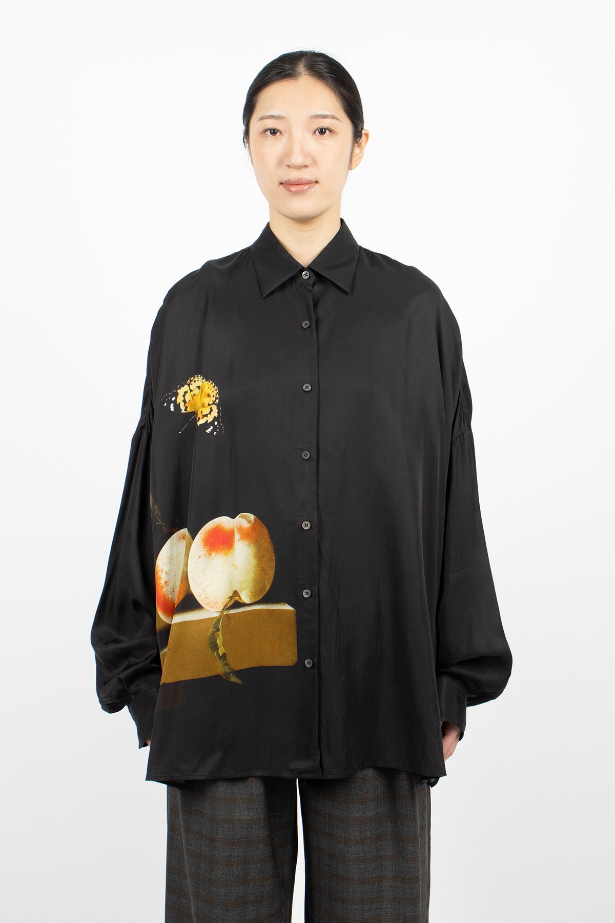 Oversized Cocoon Shirt Dessin B
