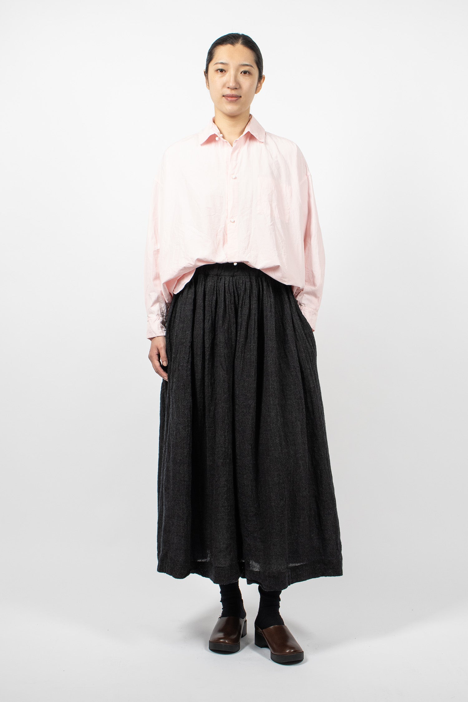 Boxy Reversible Shirt Petal Pink