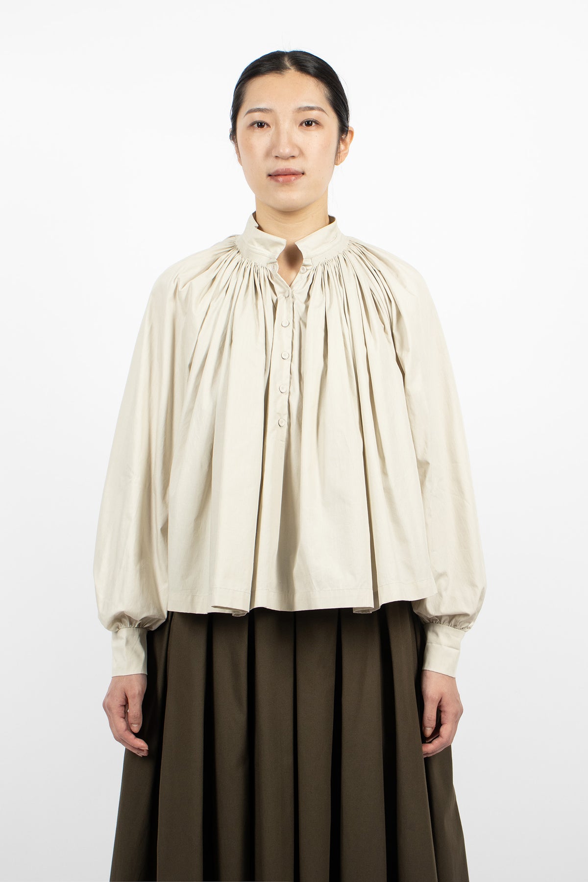 Anne Limited Shirt Greige