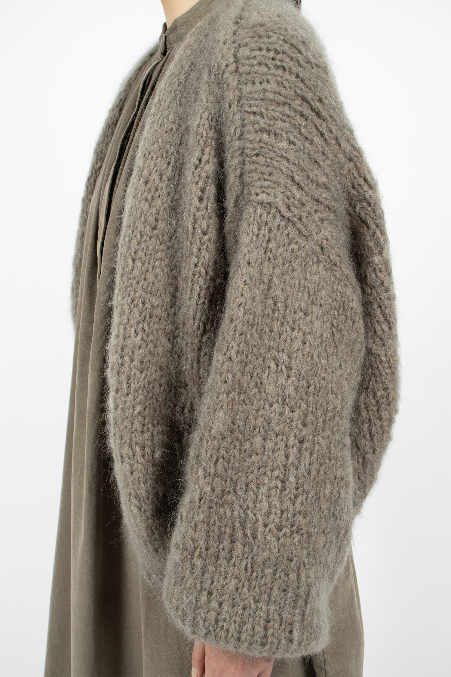 Short Cardigan Khaki
