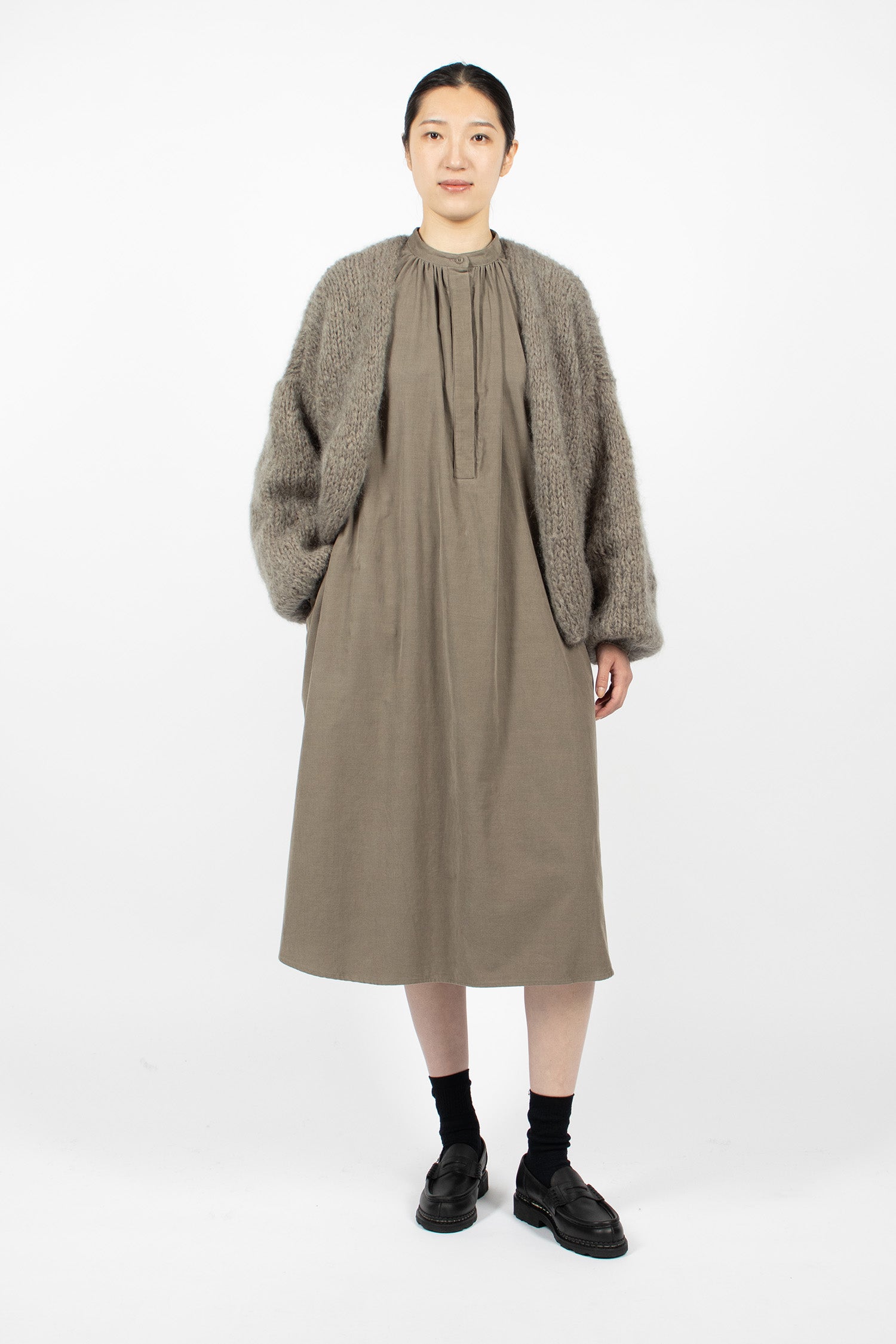 Short Cardigan Khaki