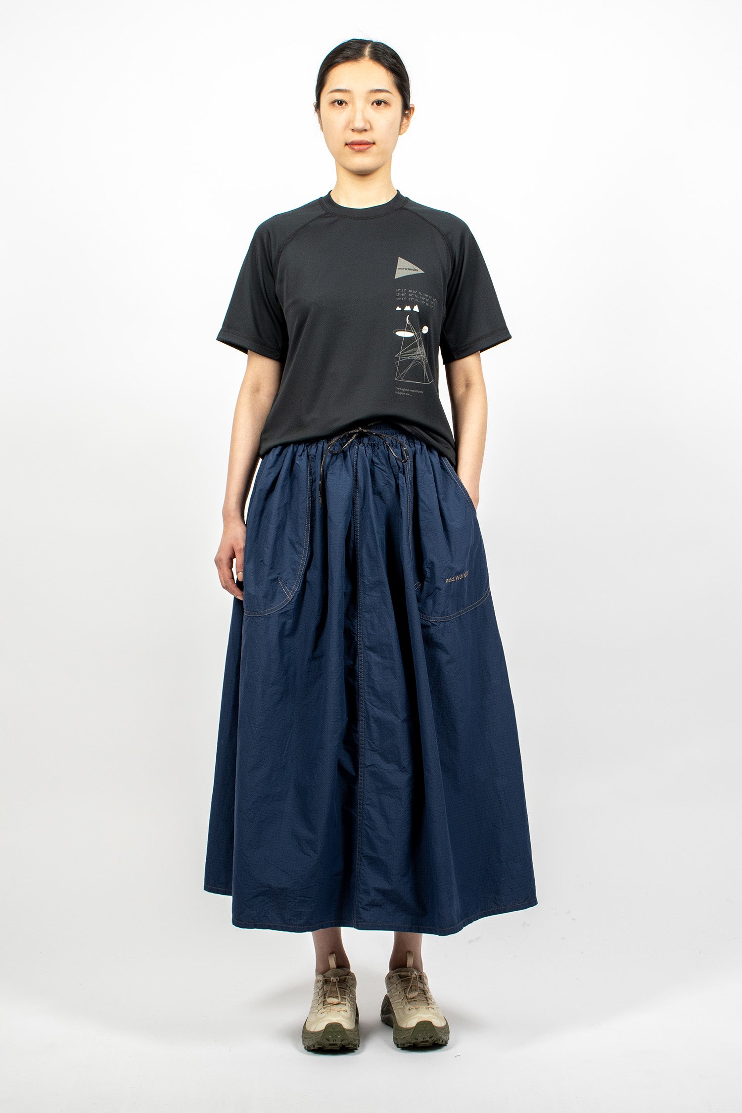 Dry Jersey SS Print T-Shirt Black