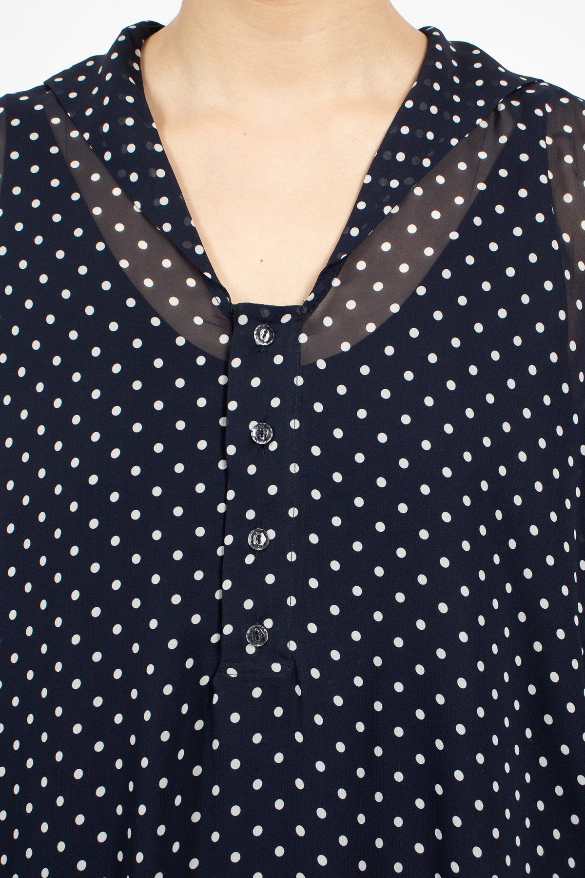 Petit Sailor Collar Dress Navy