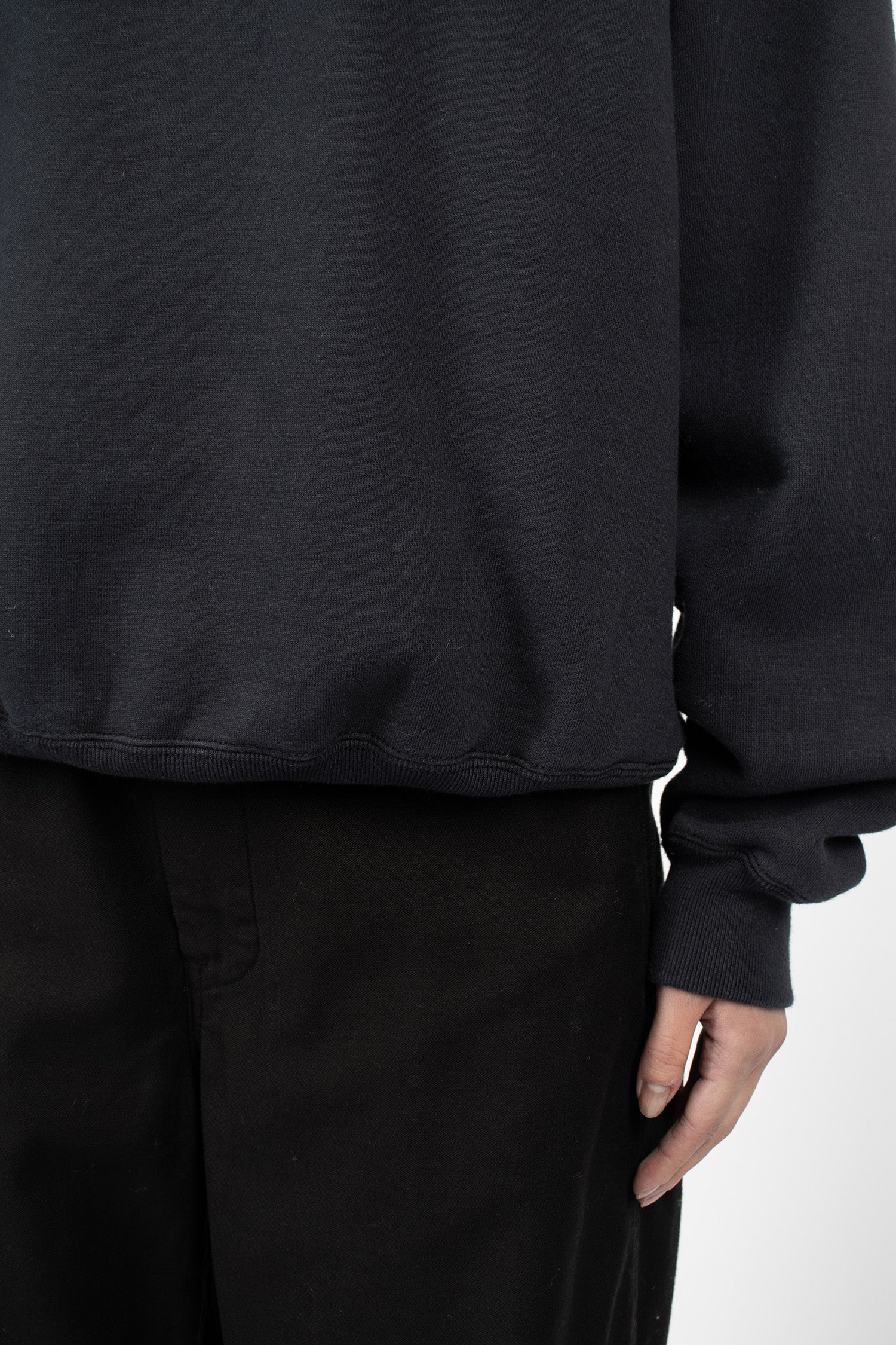 Cotton Jersey Sweatshirt Dark Navy