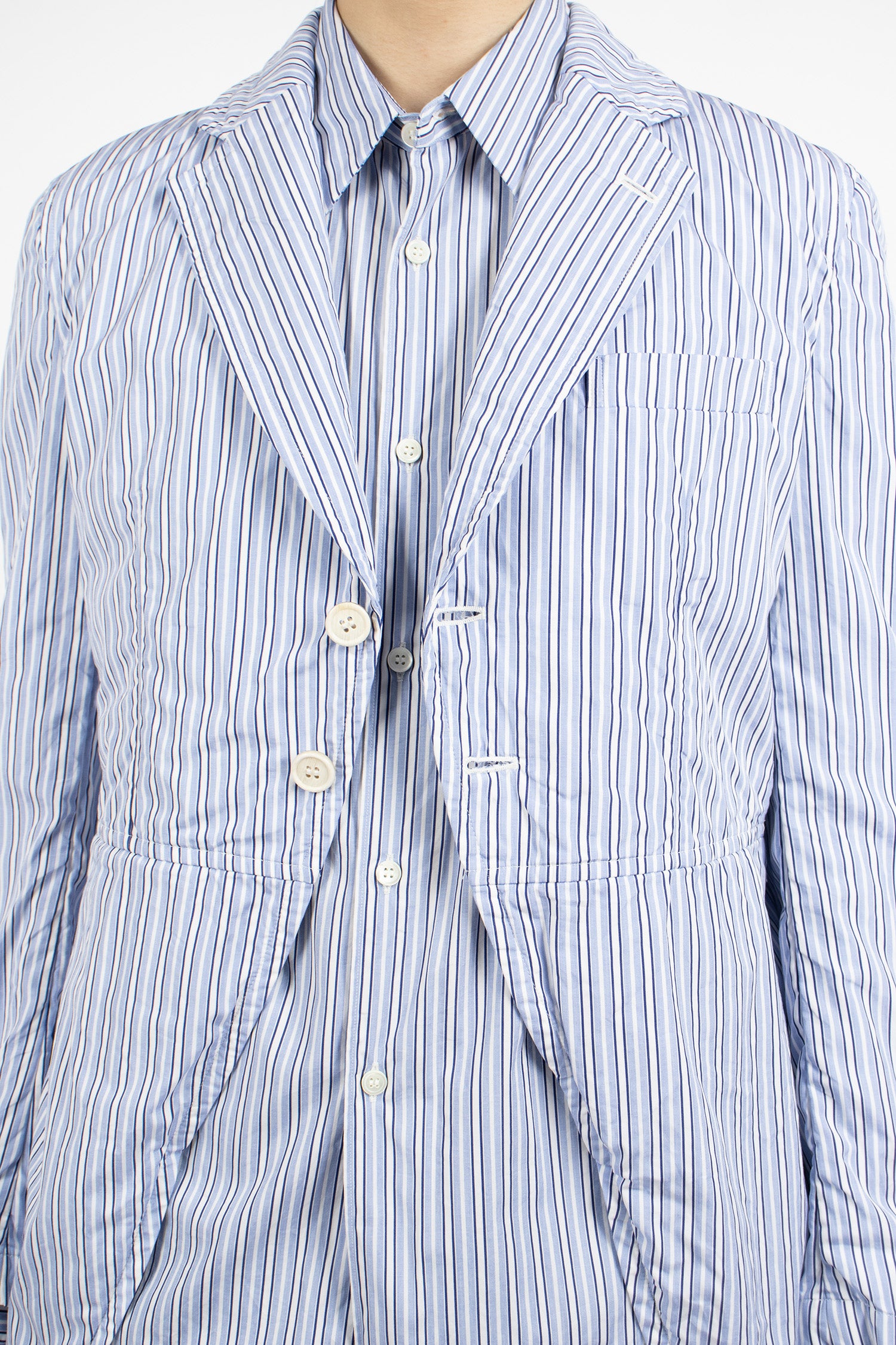 Tail Longline Jacket Sax/White/Navy