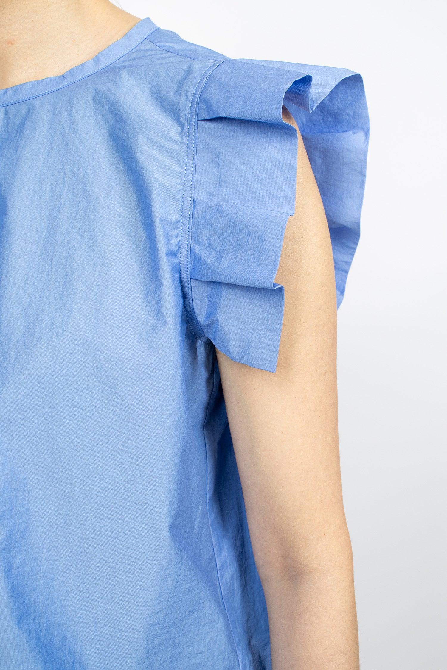 Tidy Sleeveless Top Blue