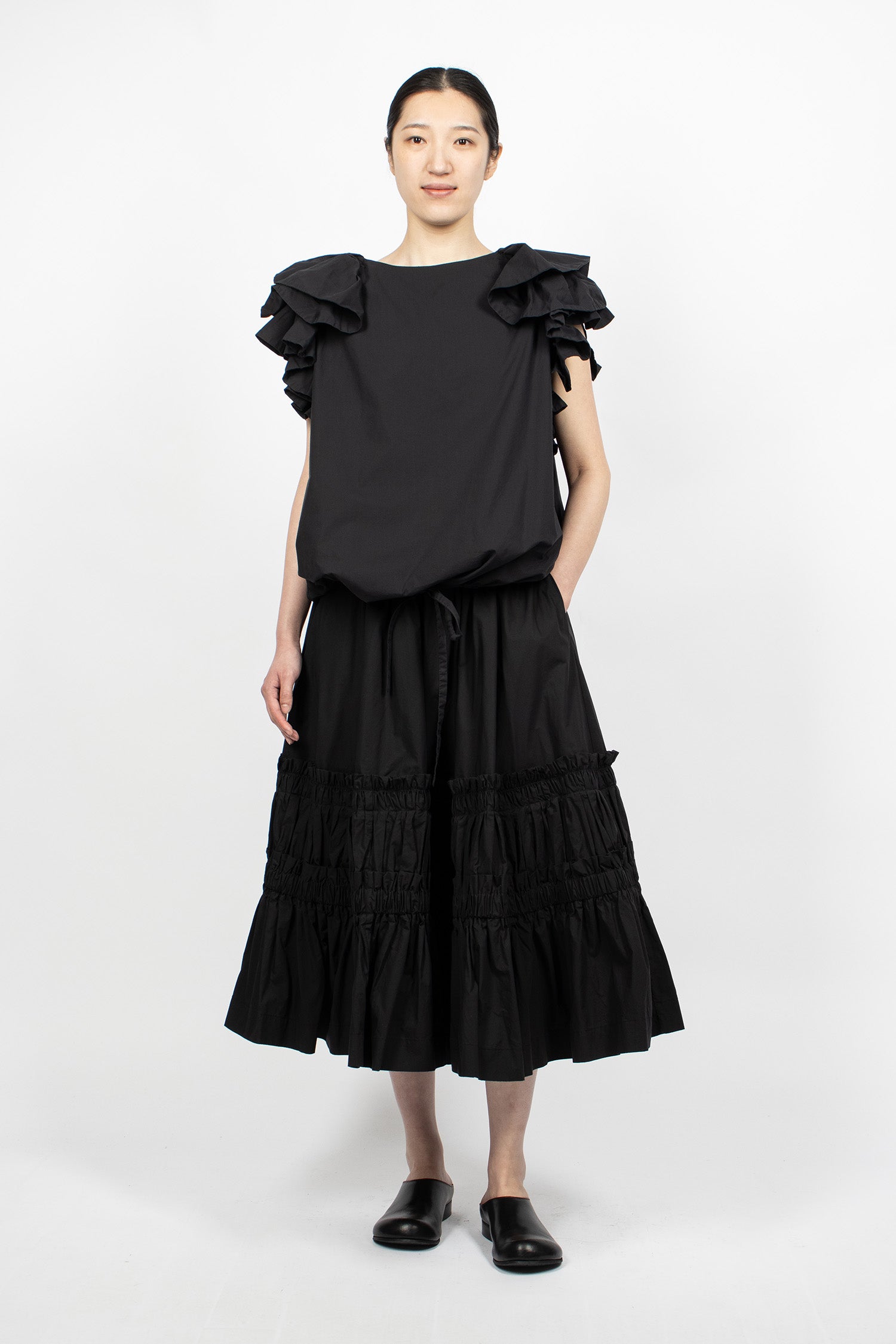 Froufrou Top Black